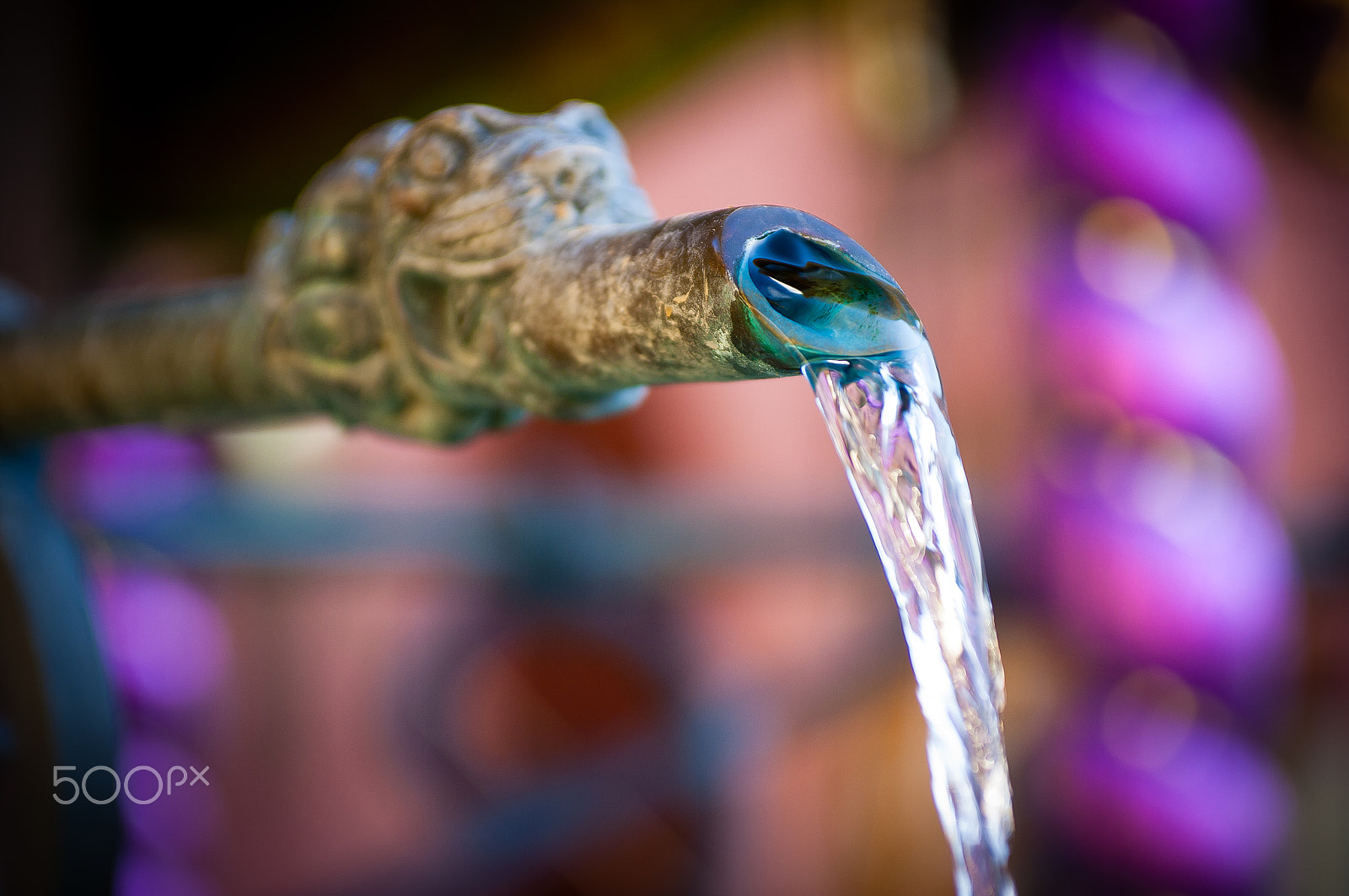 Pentax smc DA* 50-135mm F2.8 ED (IF) SDM sample photo. Fountain (mulhouse, france) photography