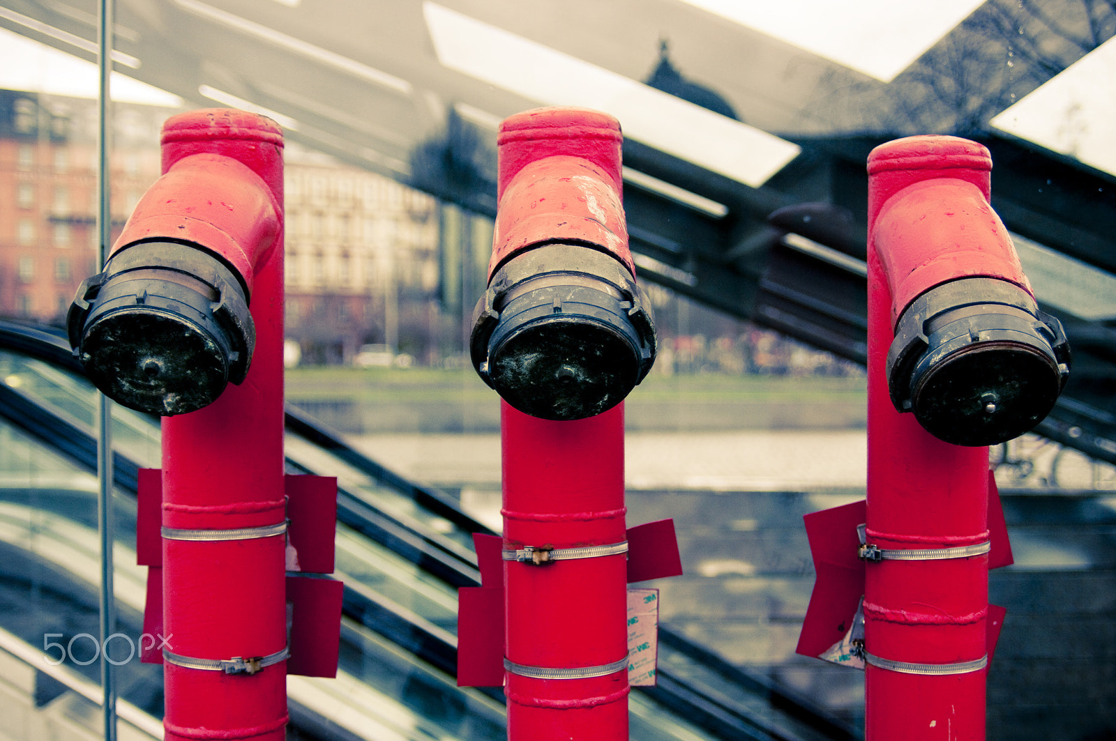 Pentax K20D + Sigma sample photo. Fire hydrant (strasbourg, france) photography