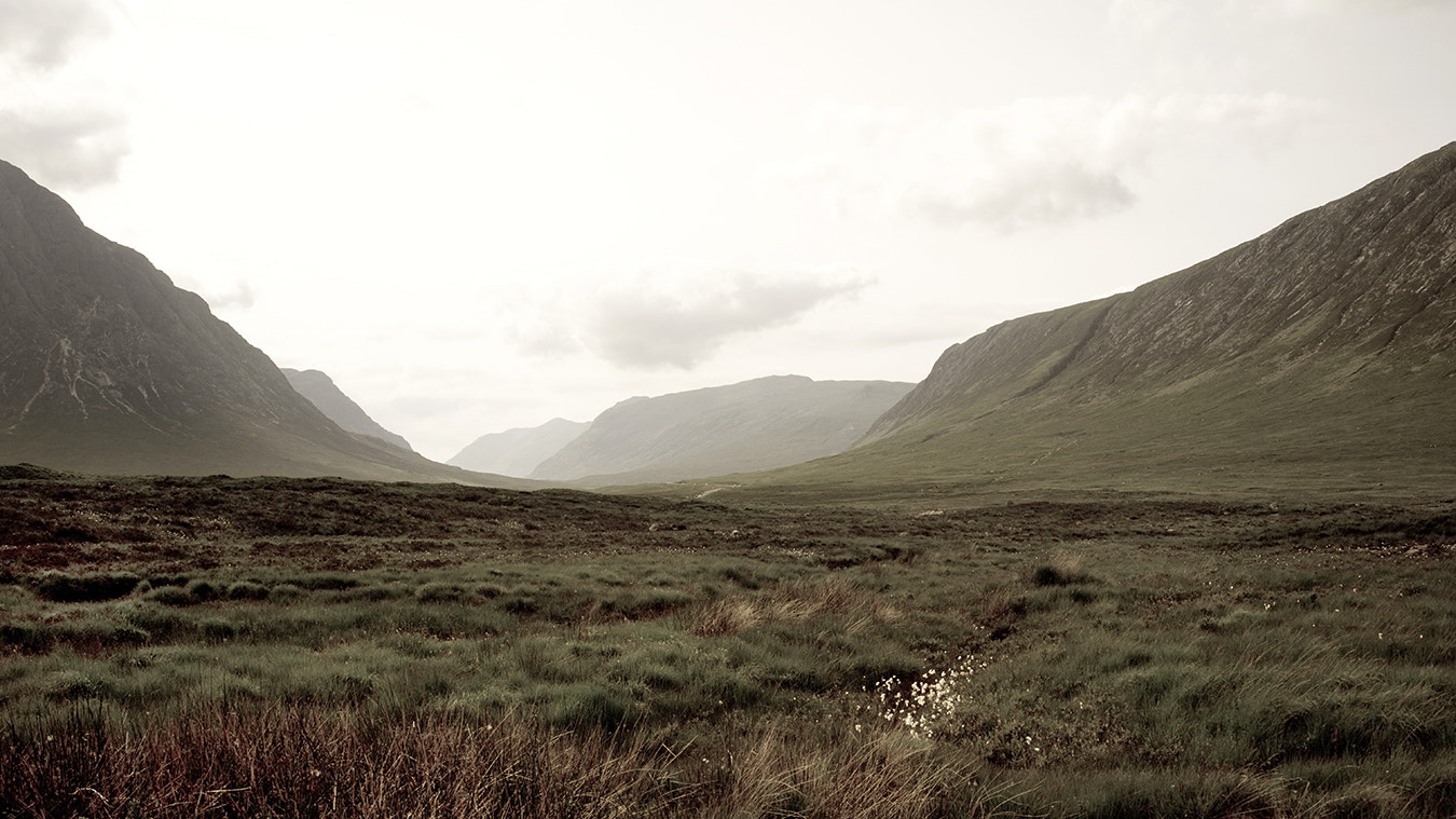 Sony Alpha DSLR-A850 + 35-70mm F4 sample photo. Contemplative glencoe photography