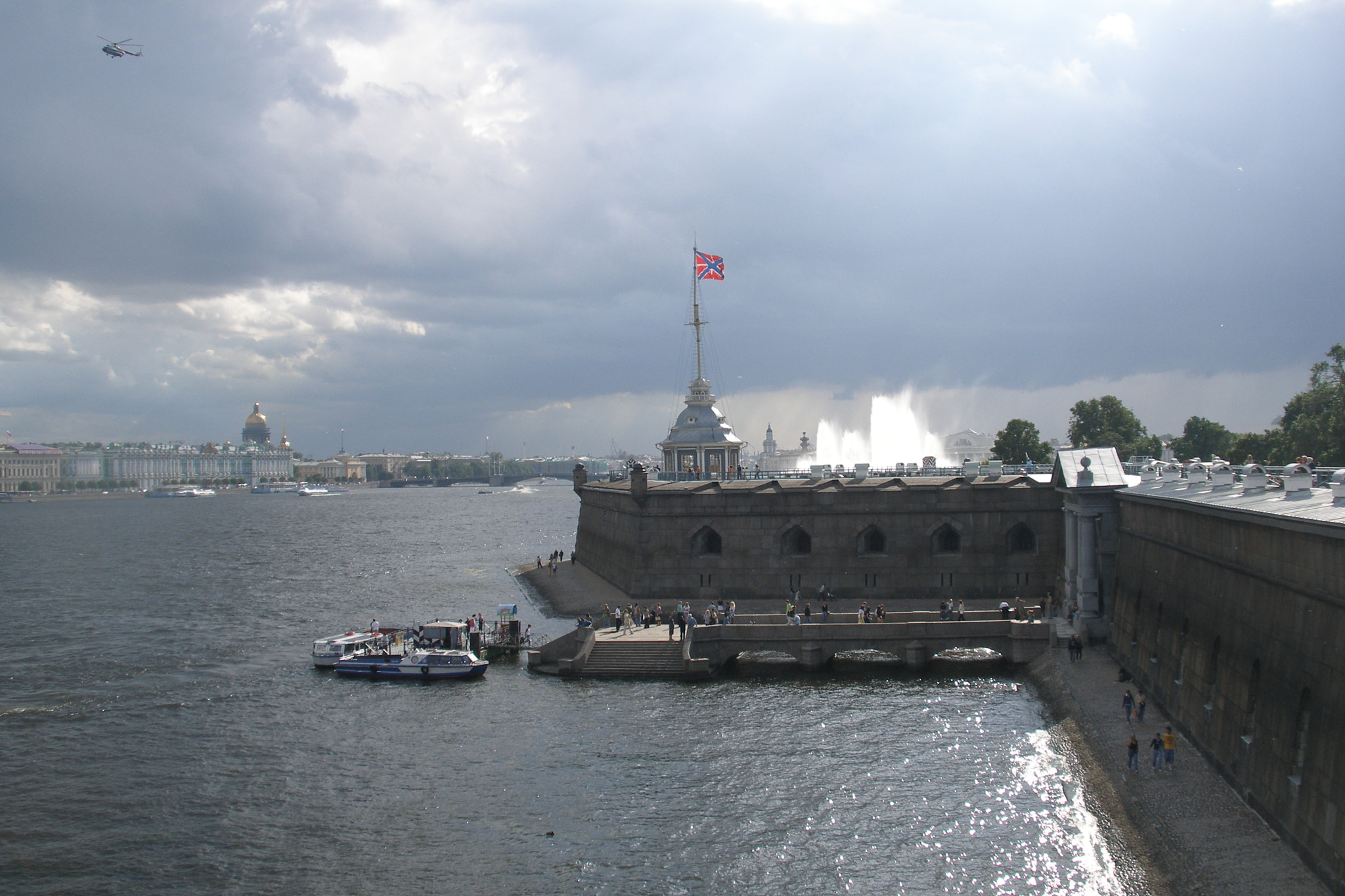 Olympus C70Z,C7000Z sample photo. Saint petersburg under heavy clouds photography