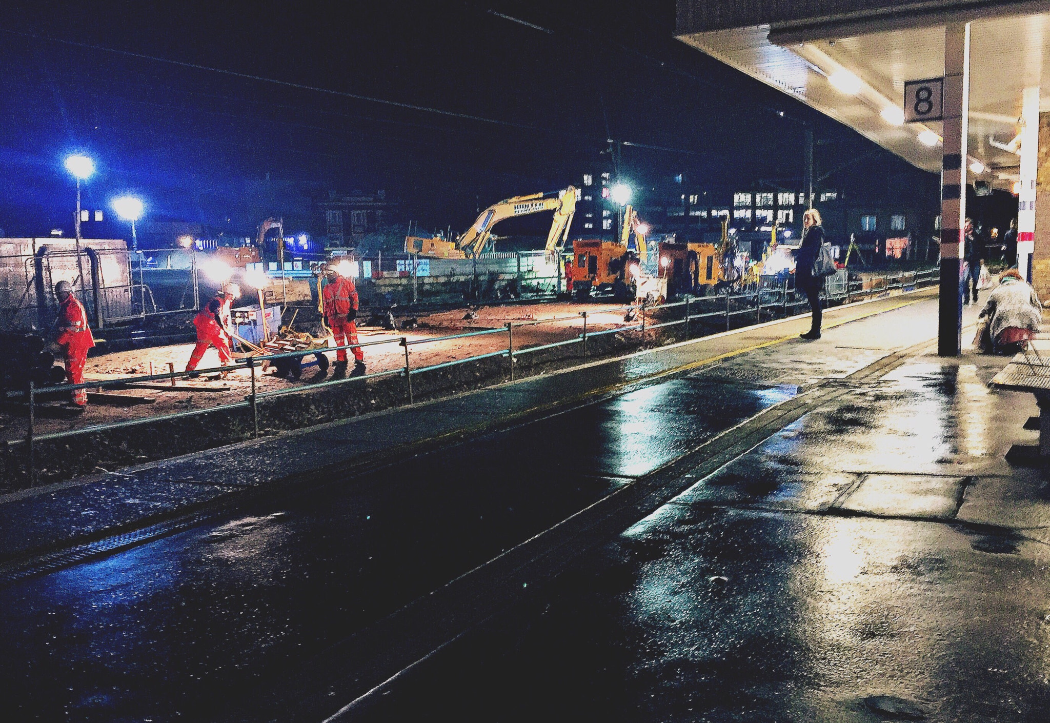 Hipstamatic 303 sample photo. The night shift photography
