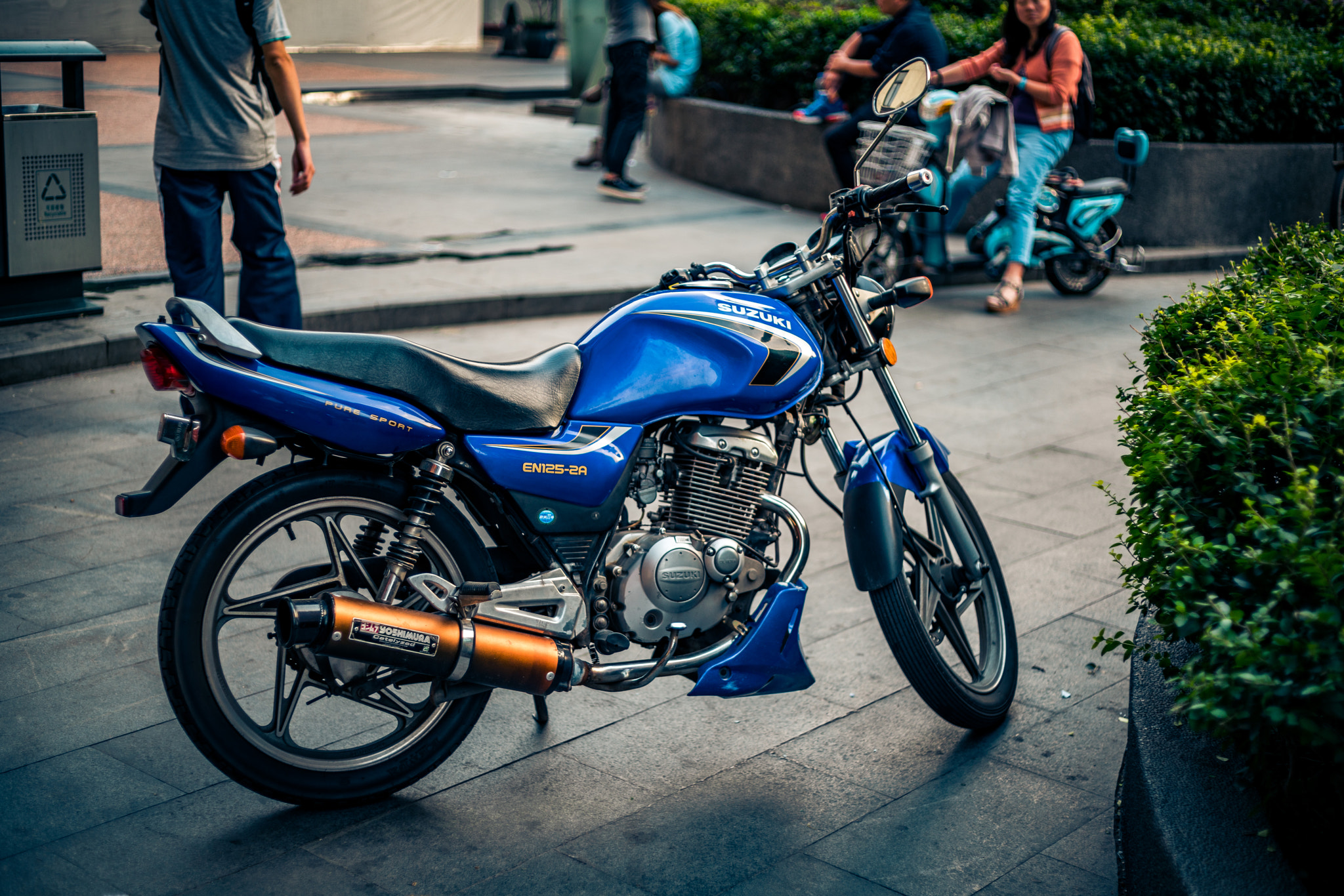 Sony a7R II + Canon EF 50mm F1.8 II sample photo. Cool bike photography