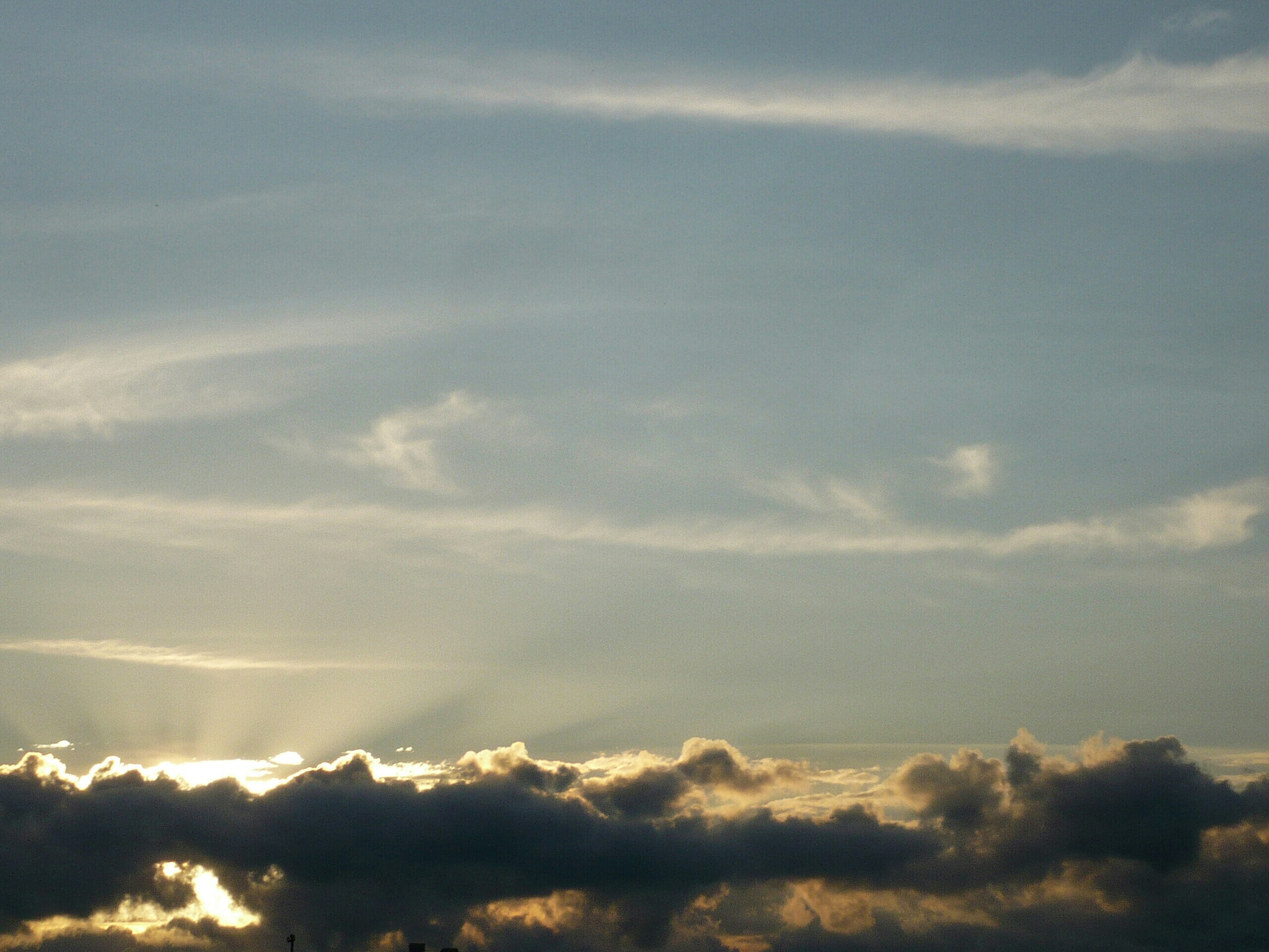 Panasonic DMC-LS75 sample photo. Sunset photography
