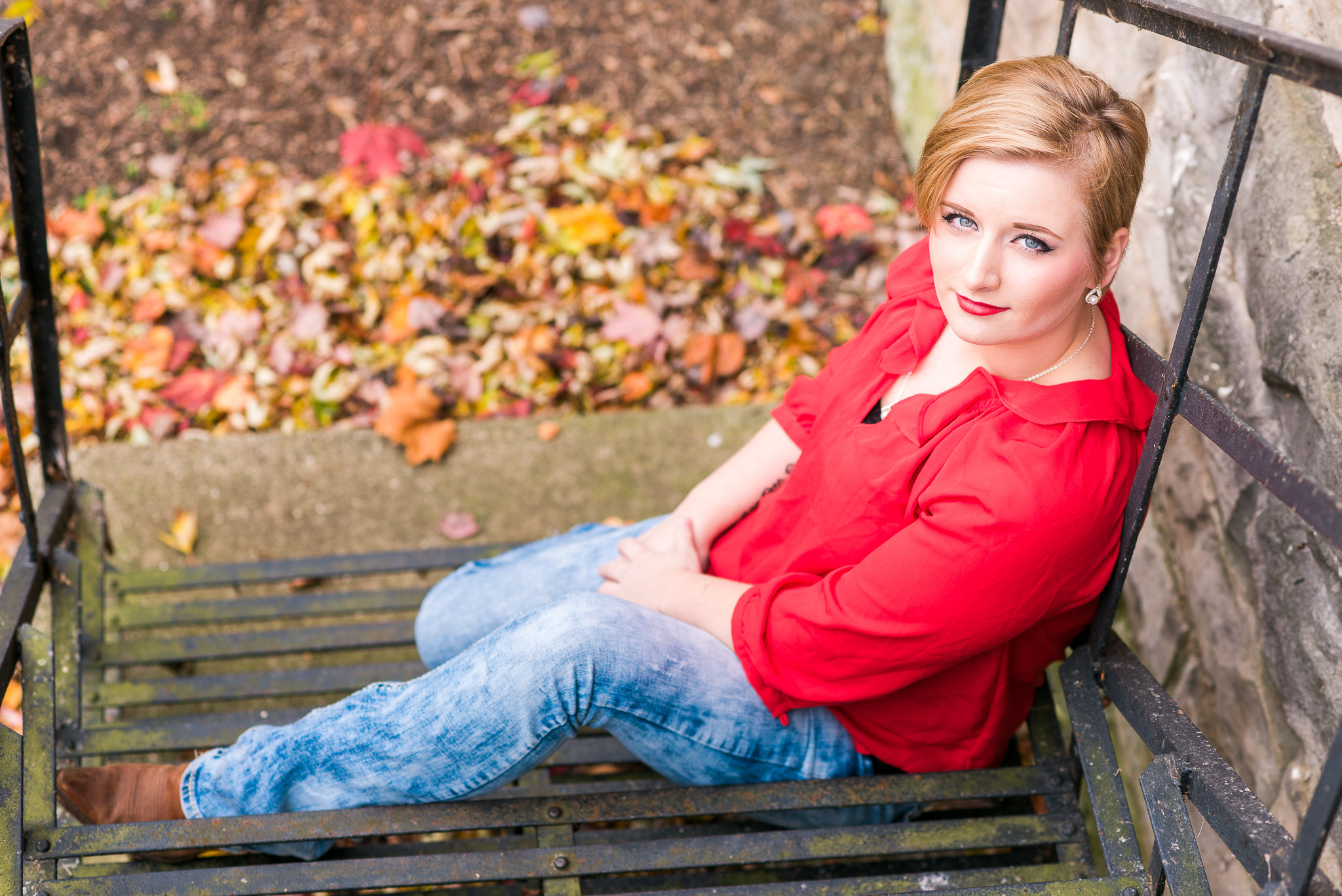 Nikon D610 + AF Nikkor 85mm f/1.8 sample photo. Repose on the stairs photography