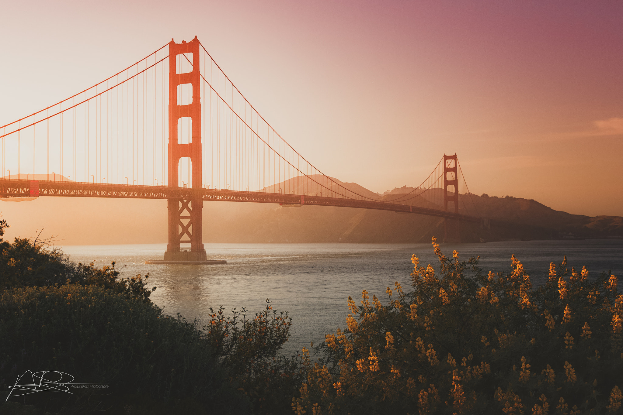 Canon EF 24-70mm F2.8L II USM sample photo. Golden gate enhance photography