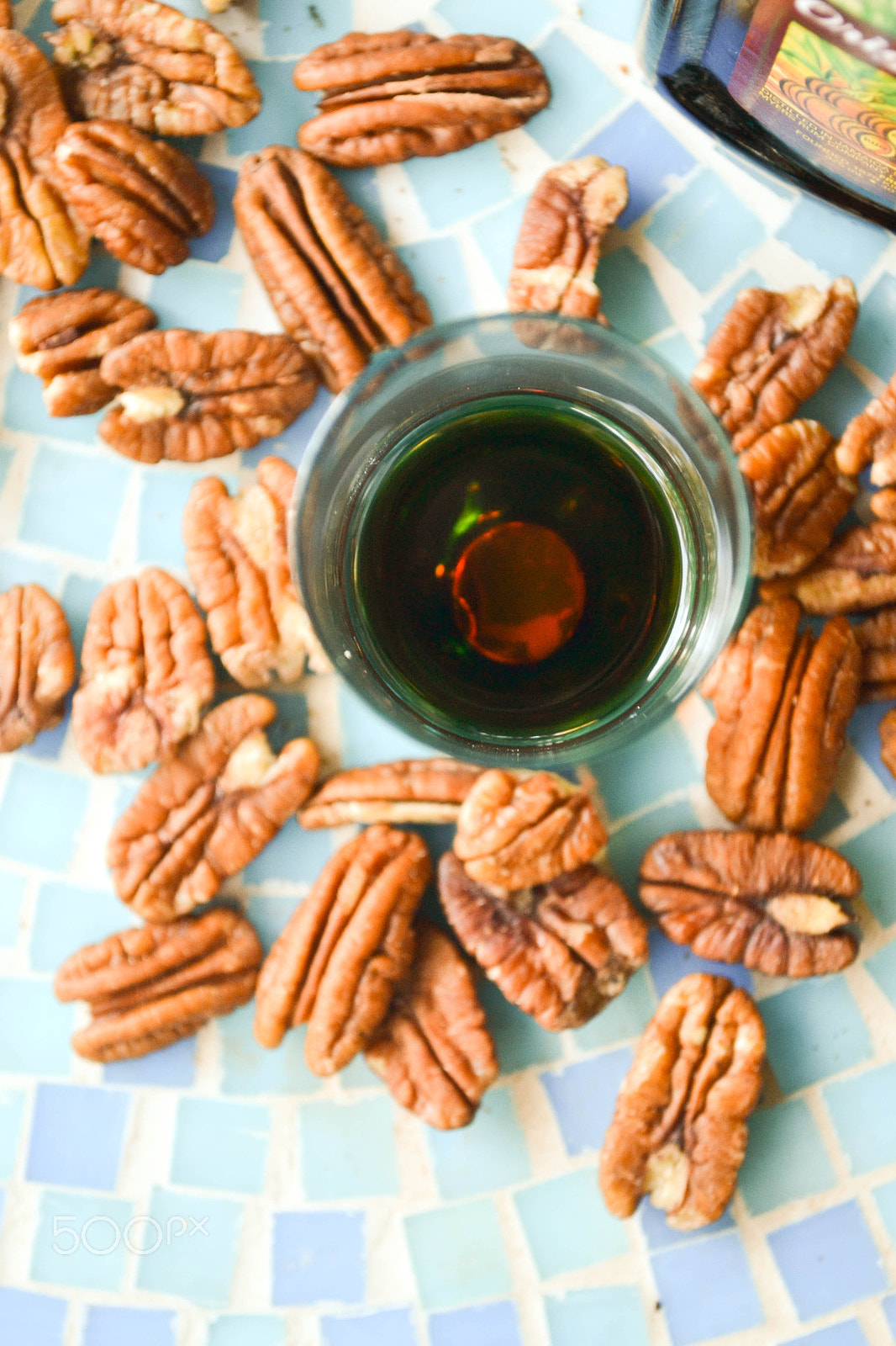 Nikon D3100 + Tamron SP 35mm F1.8 Di VC USD sample photo. Boozy pecan pie photography