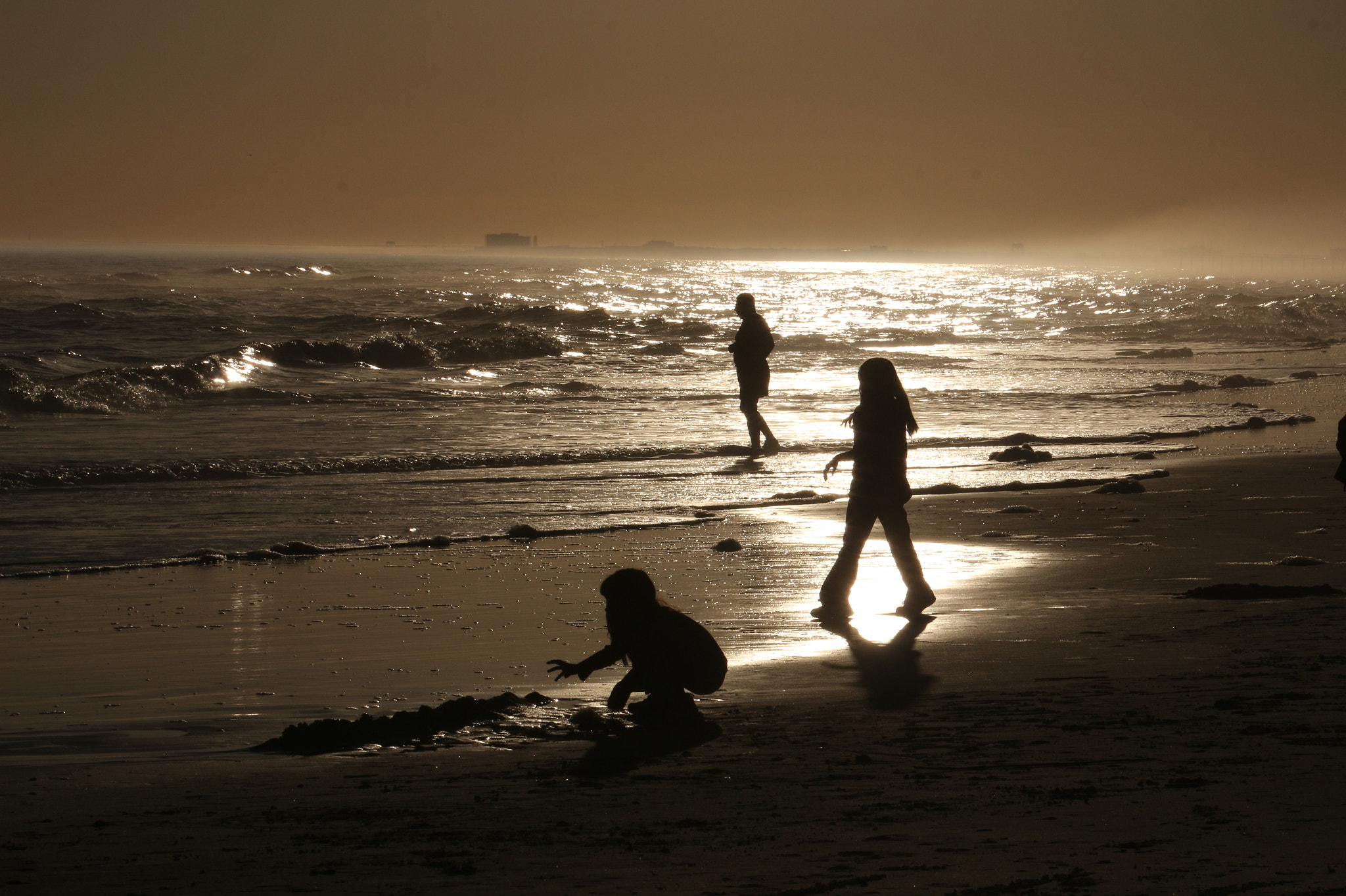 Canon EF 70-300mm F4-5.6L IS USM sample photo. Dusk beach series photography