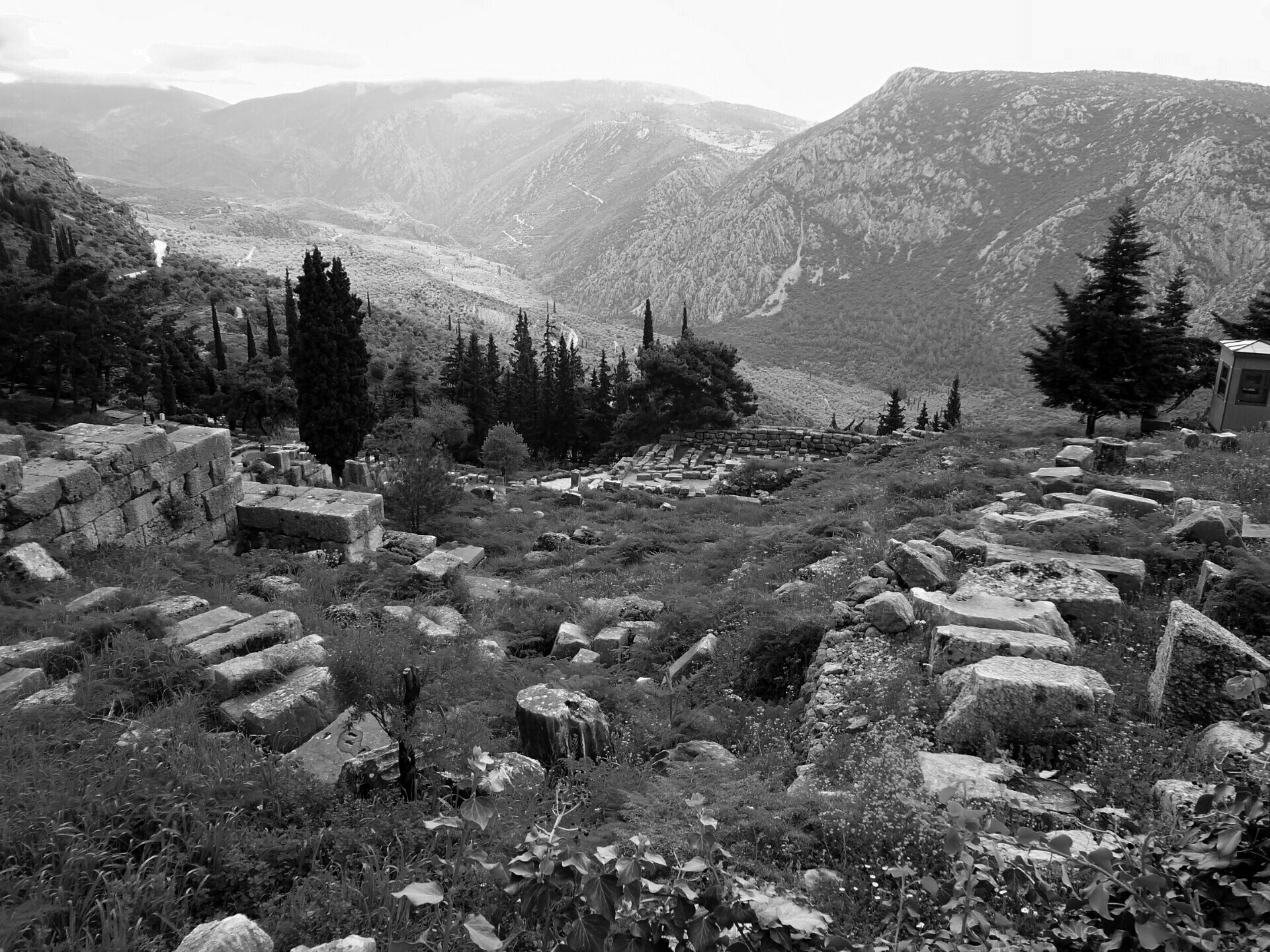Sony DSC-WX9 sample photo. Ruins with a view photography