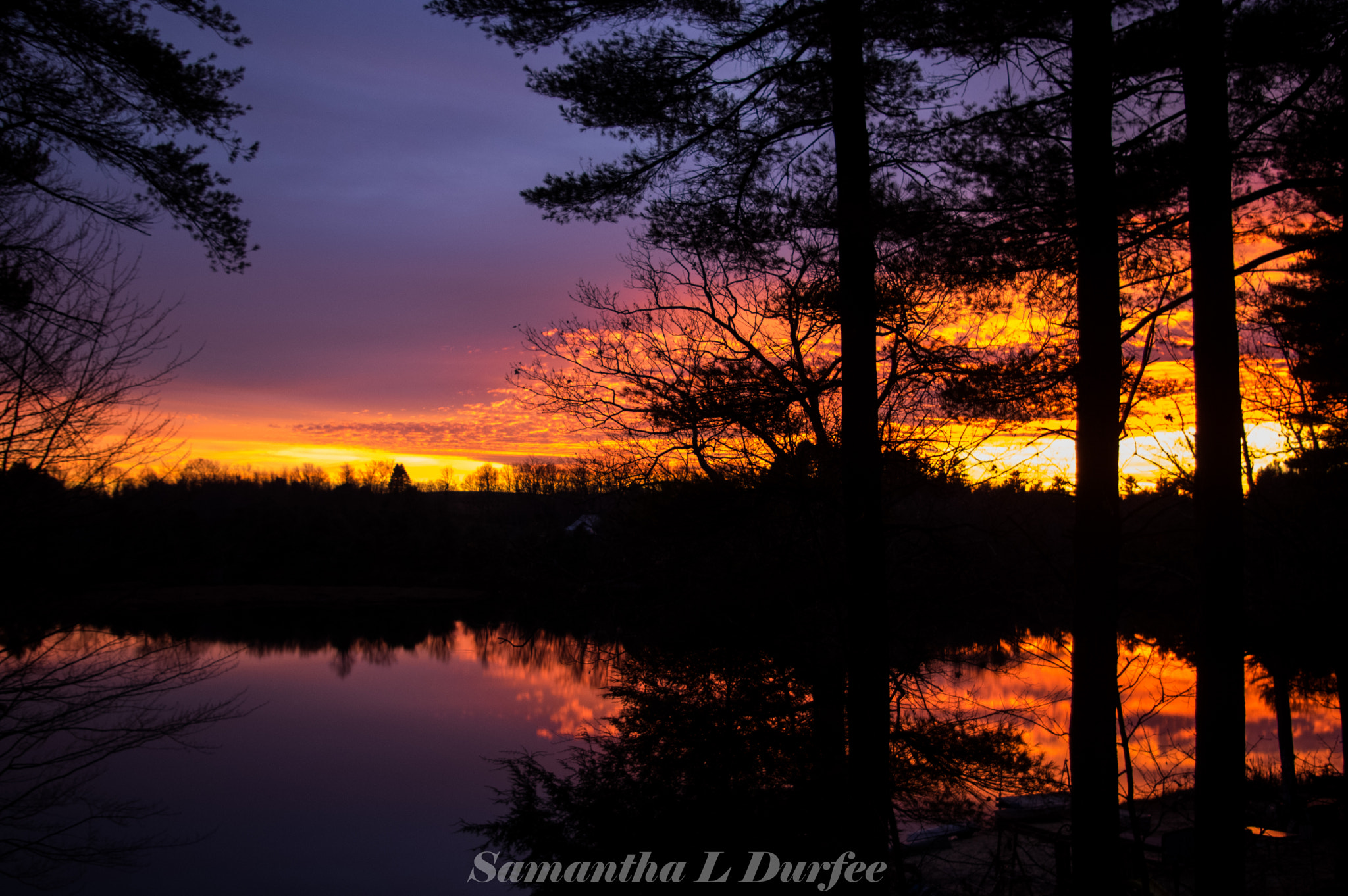 Pentax K-3 sample photo. Sunset lakeside photography