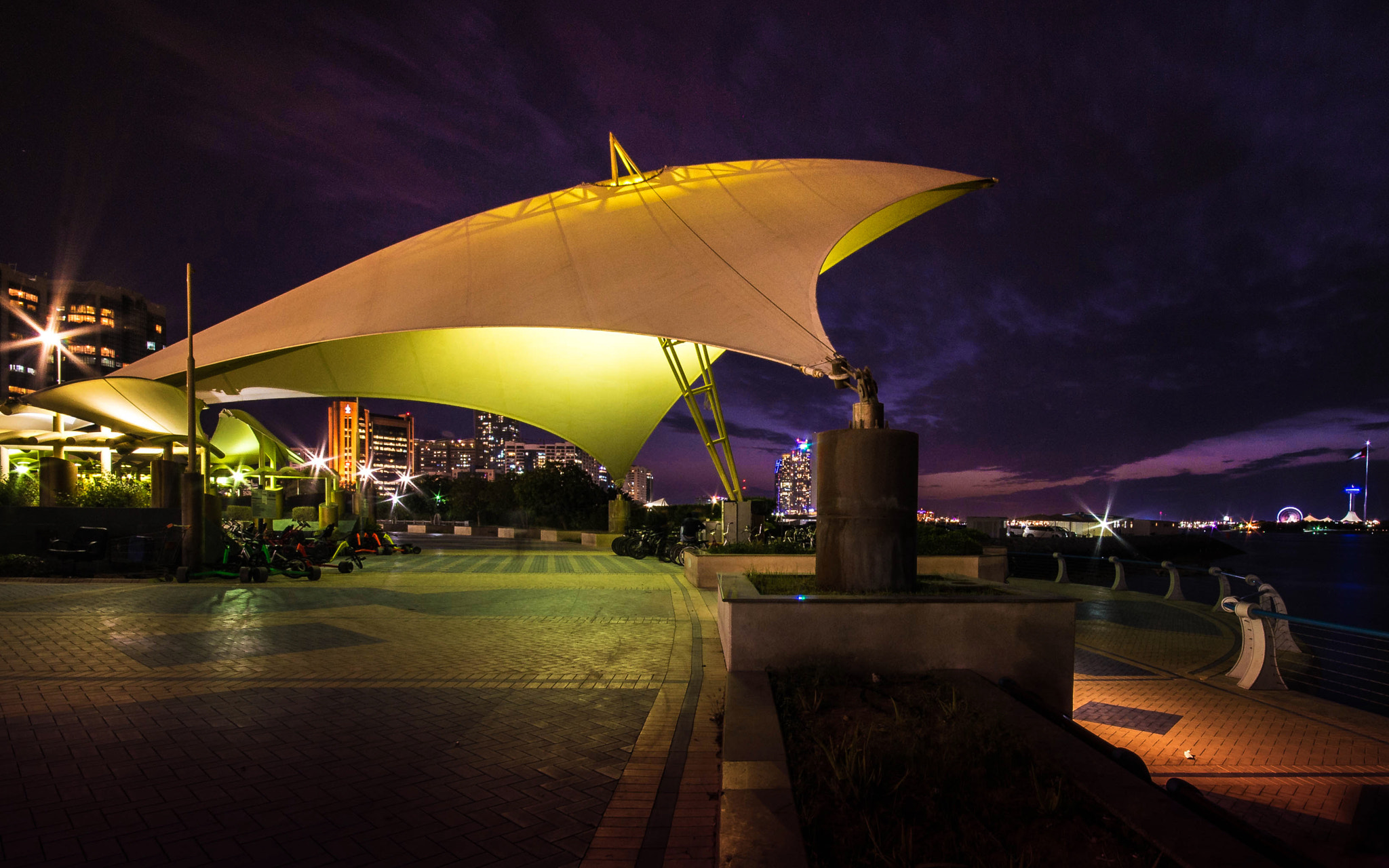 Sigma 10-20mm F4-5.6 EX DC HSM sample photo. Abu dhabi cornice photography