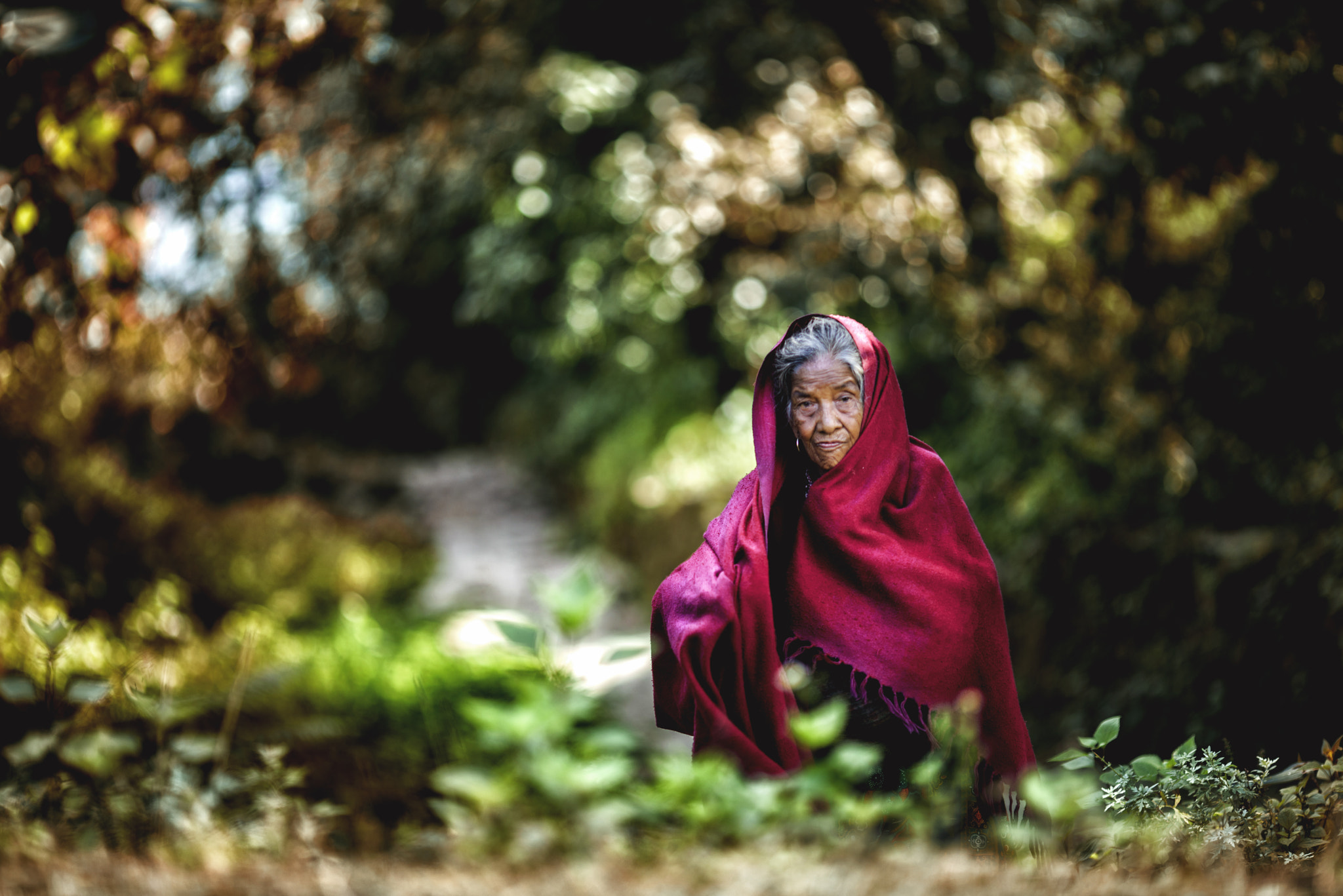 Sony a7R + Canon EF 135mm F2L USM sample photo. Village women photography