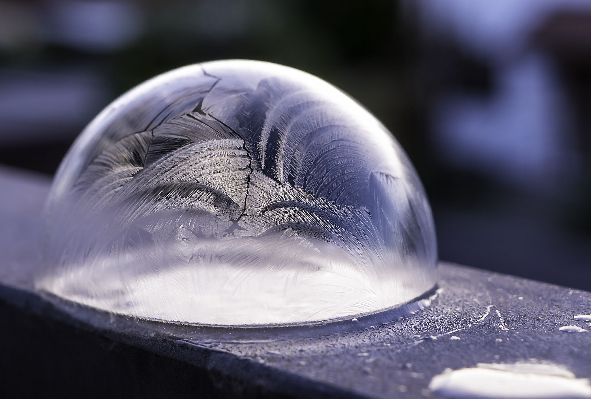 Sony ILCA-77M2 + Sony DT 35mm F1.8 SAM sample photo. Bubble in ice photography