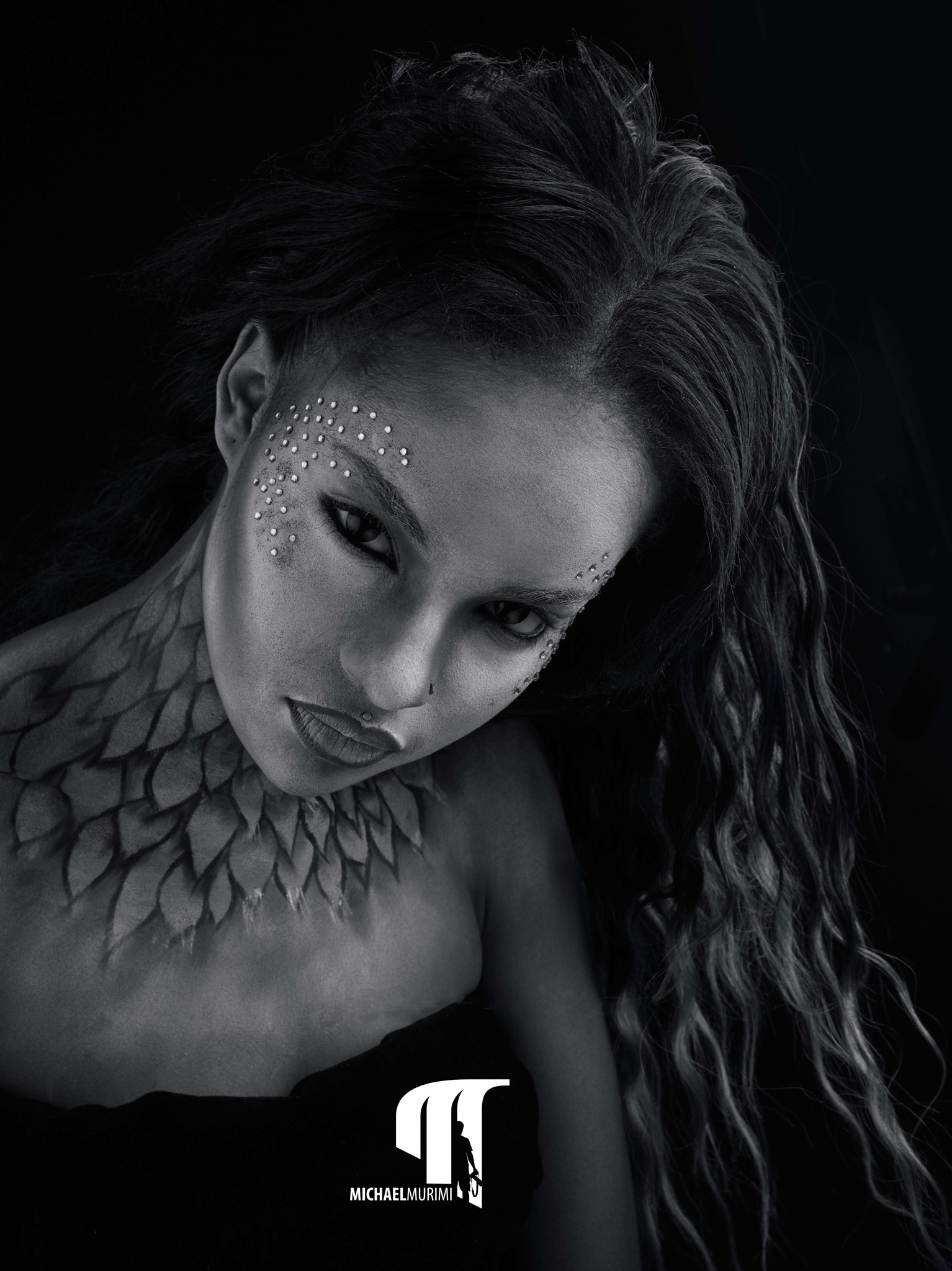 Phase One P40+ sample photo. Dark diva photography