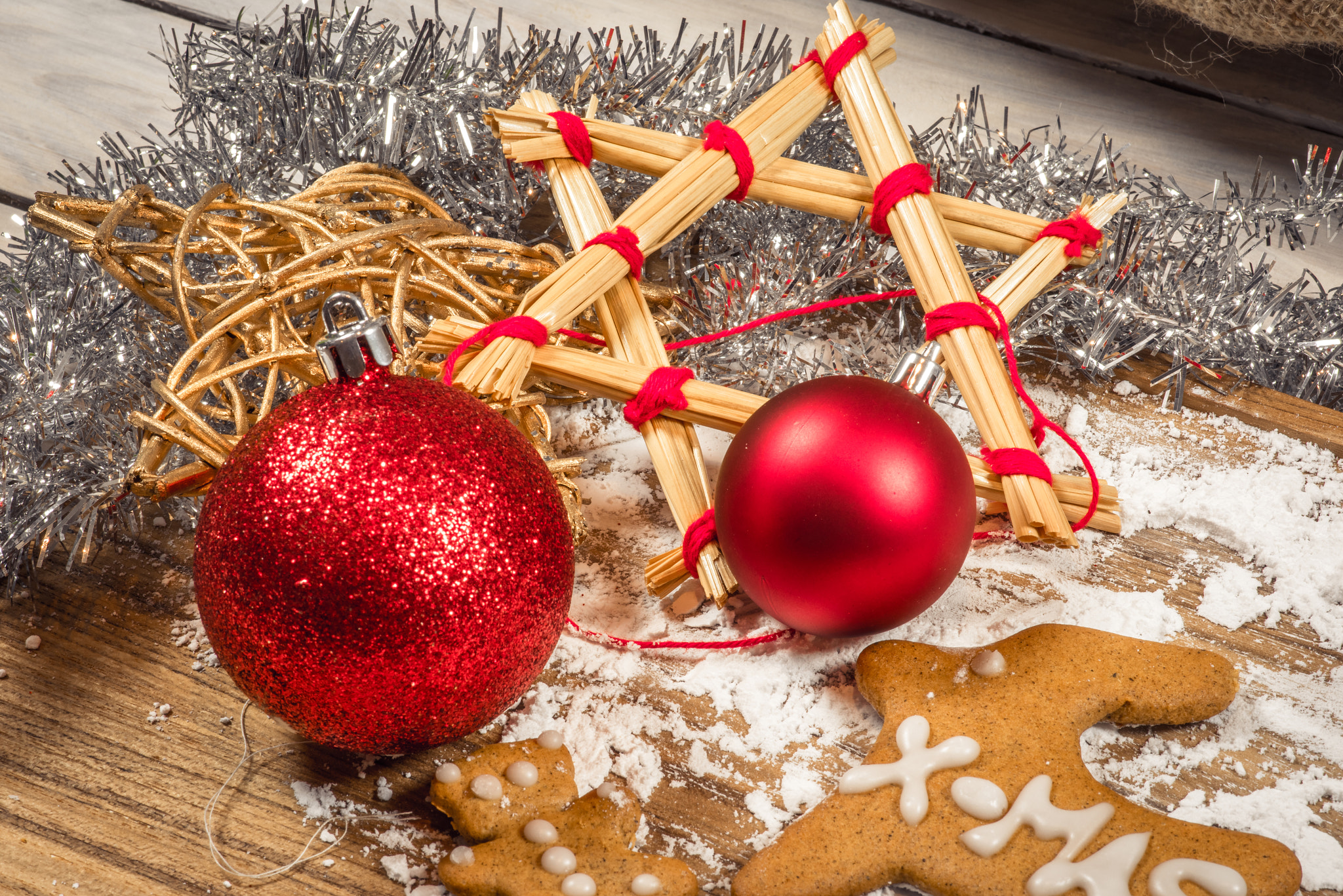 Sony a7R + Minolta AF 100mm F2.8 Macro [New] sample photo. Xmas decoration with homemade cookies photography