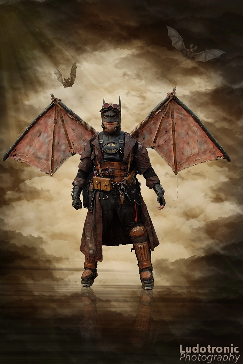 Nikon D200 sample photo. Batman steampunk photography