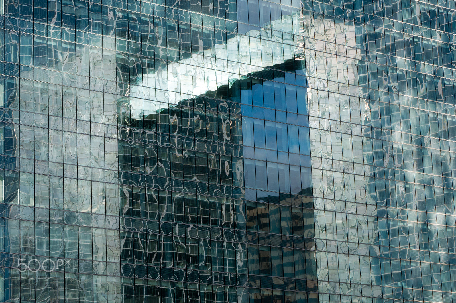 Sigma 70-200mm F2.8 EX DG OS HSM sample photo. Office building reflection photography