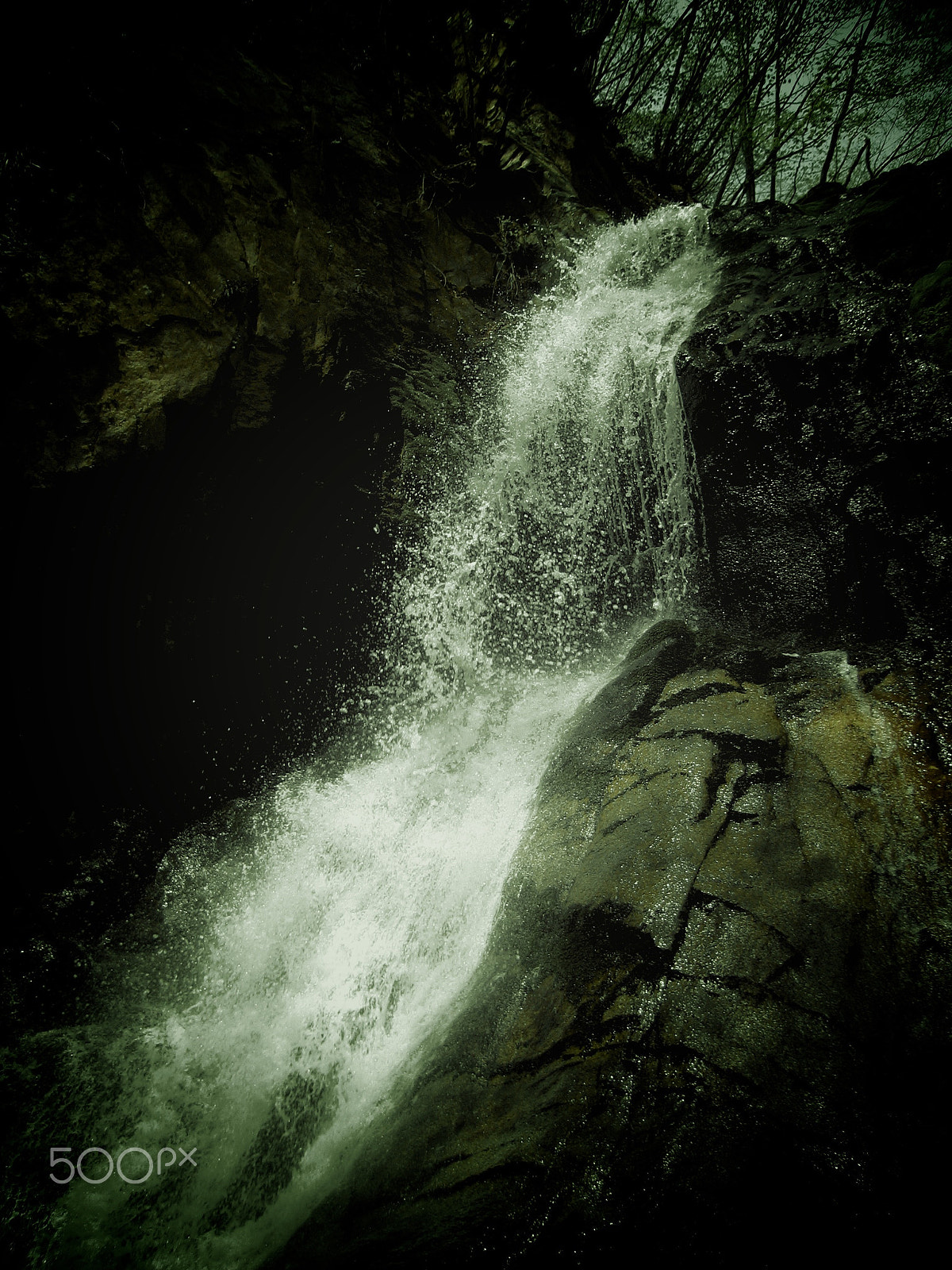 Canon POWERSHOT S60 sample photo. Waterfall / vízesés / 滝 / wasserfall photography