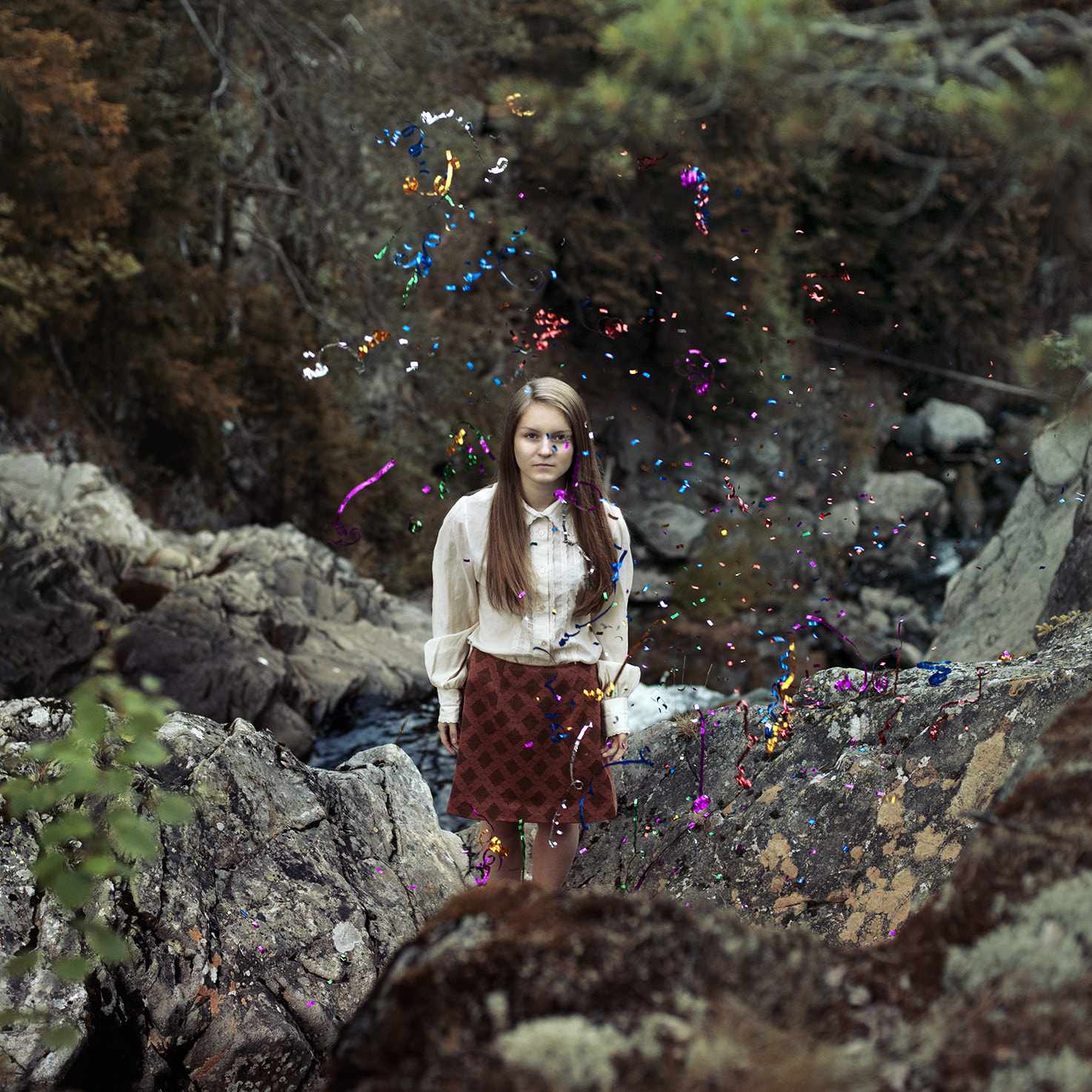 Nikon D800E + Nikon AF Nikkor 50mm F1.4D sample photo. Confetti photography