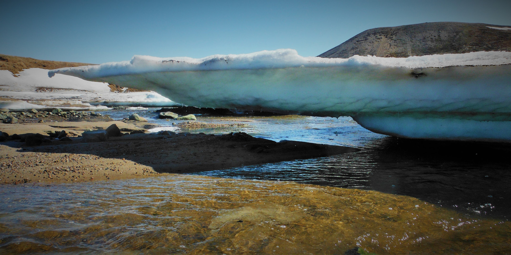 Fujifilm FinePix XP170 sample photo. Ice melt in springtime close to the north pole photography