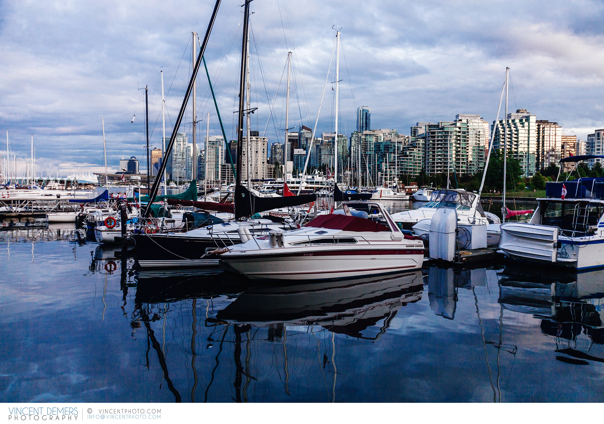 Canon EF 28-200mm F3.5-5.6 USM sample photo. Boats in vancouver photography