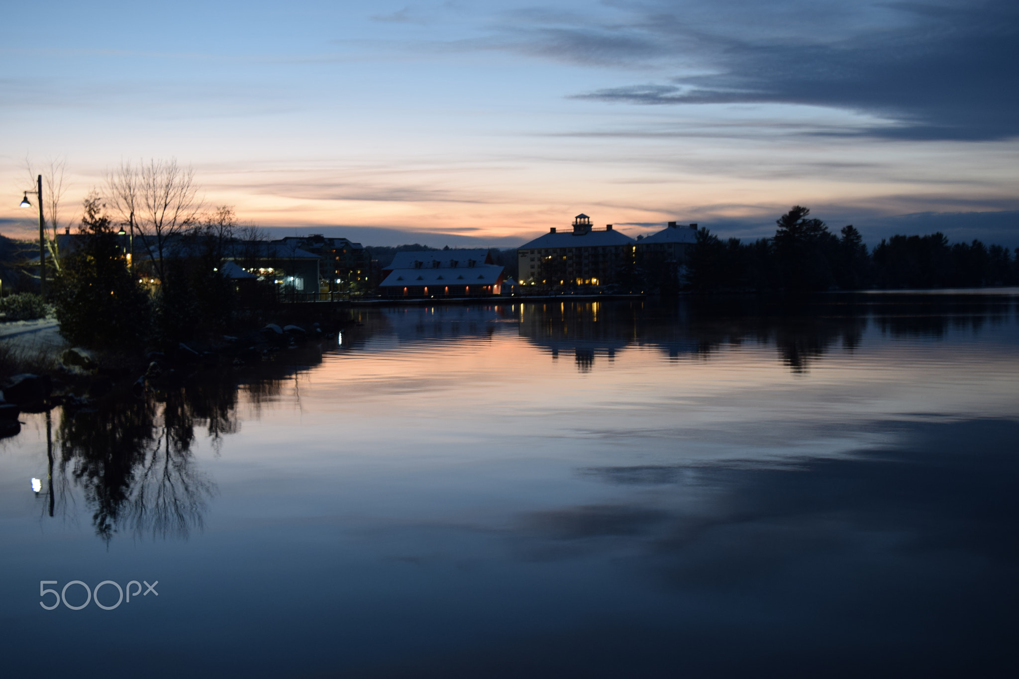 Winter Sunset - Reflections