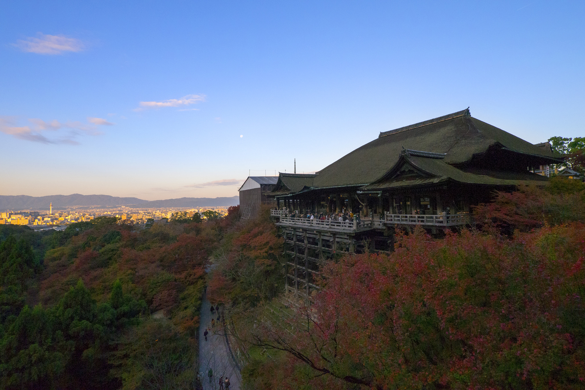 Panasonic Lumix DMC-GX1 + Panasonic Lumix G Vario 7-14mm F4 ASPH sample photo. Autumn morning in kyoto photography