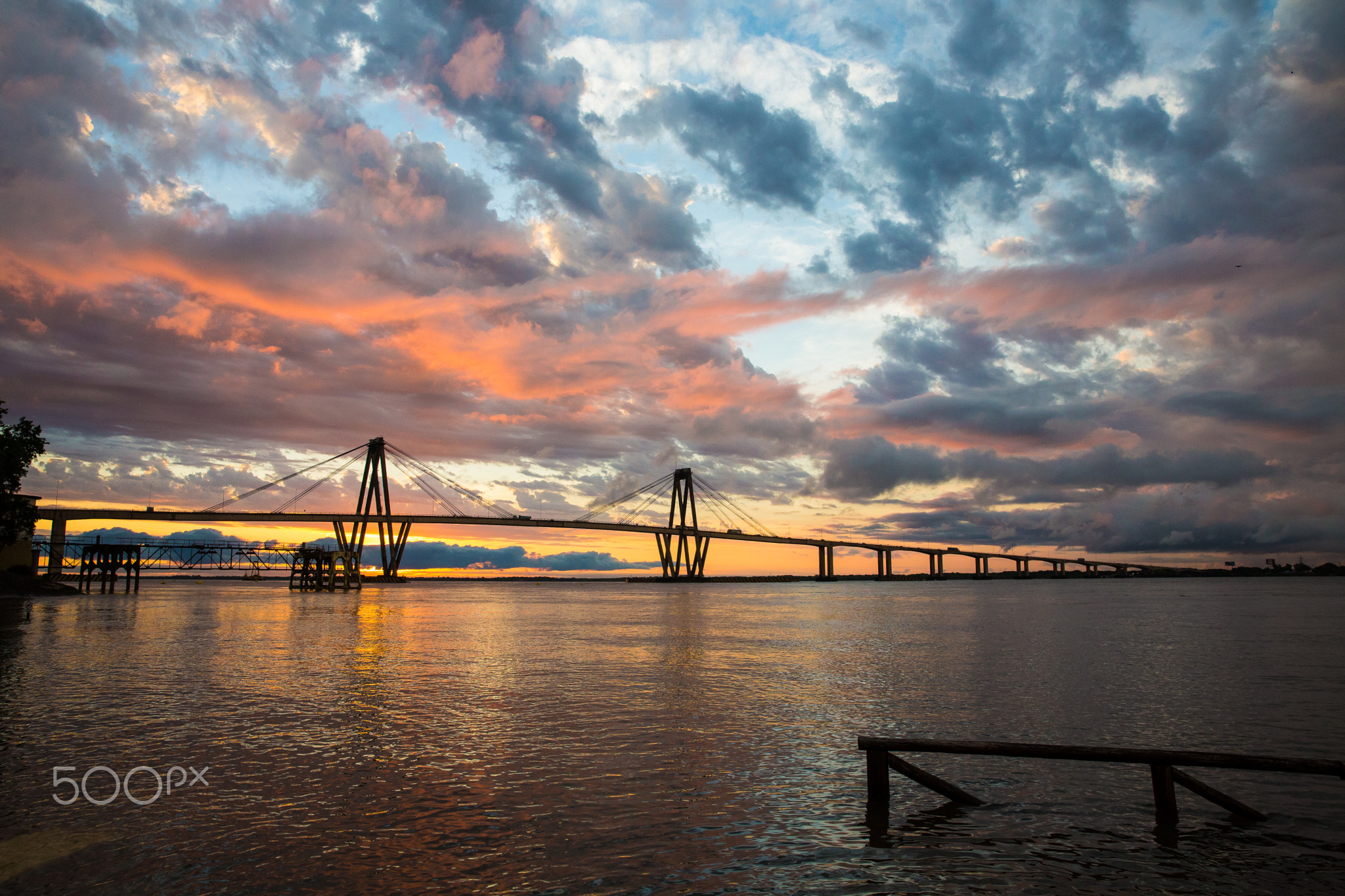 Just a few seconds after sunset