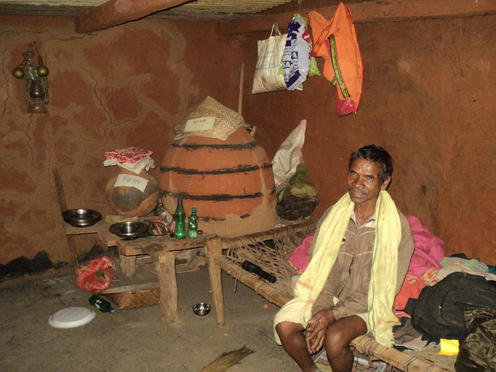 Sony DSC-S2100 sample photo. Kandhamal - a tribal home & interior photography