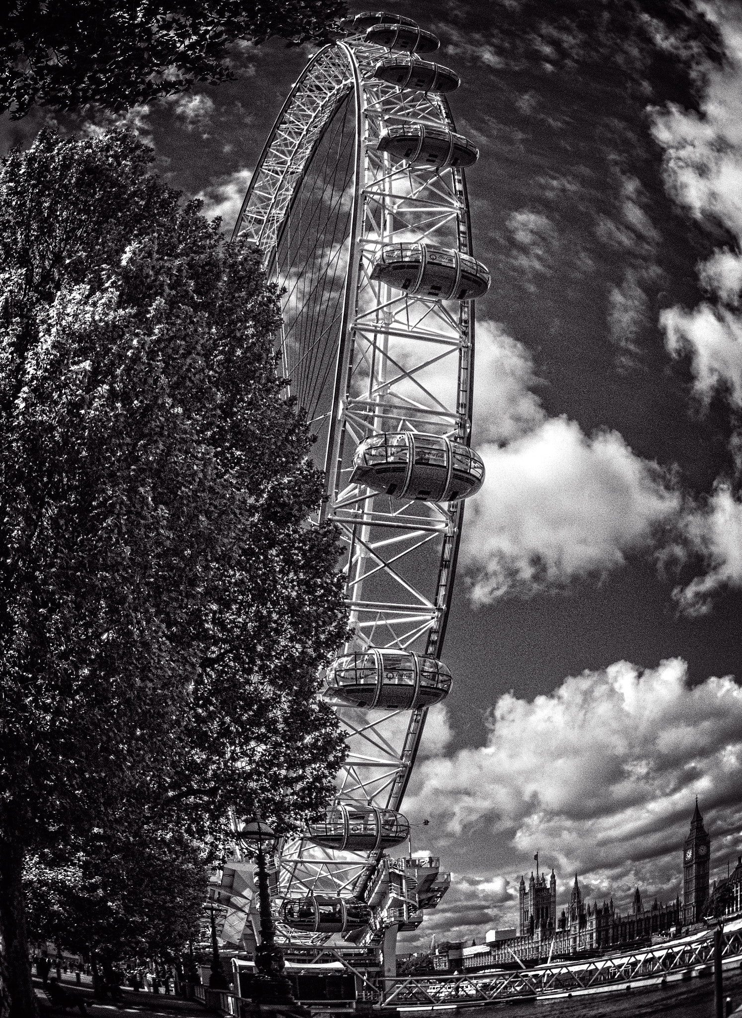 Fujifilm FinePix F550EXR sample photo. London eye photography