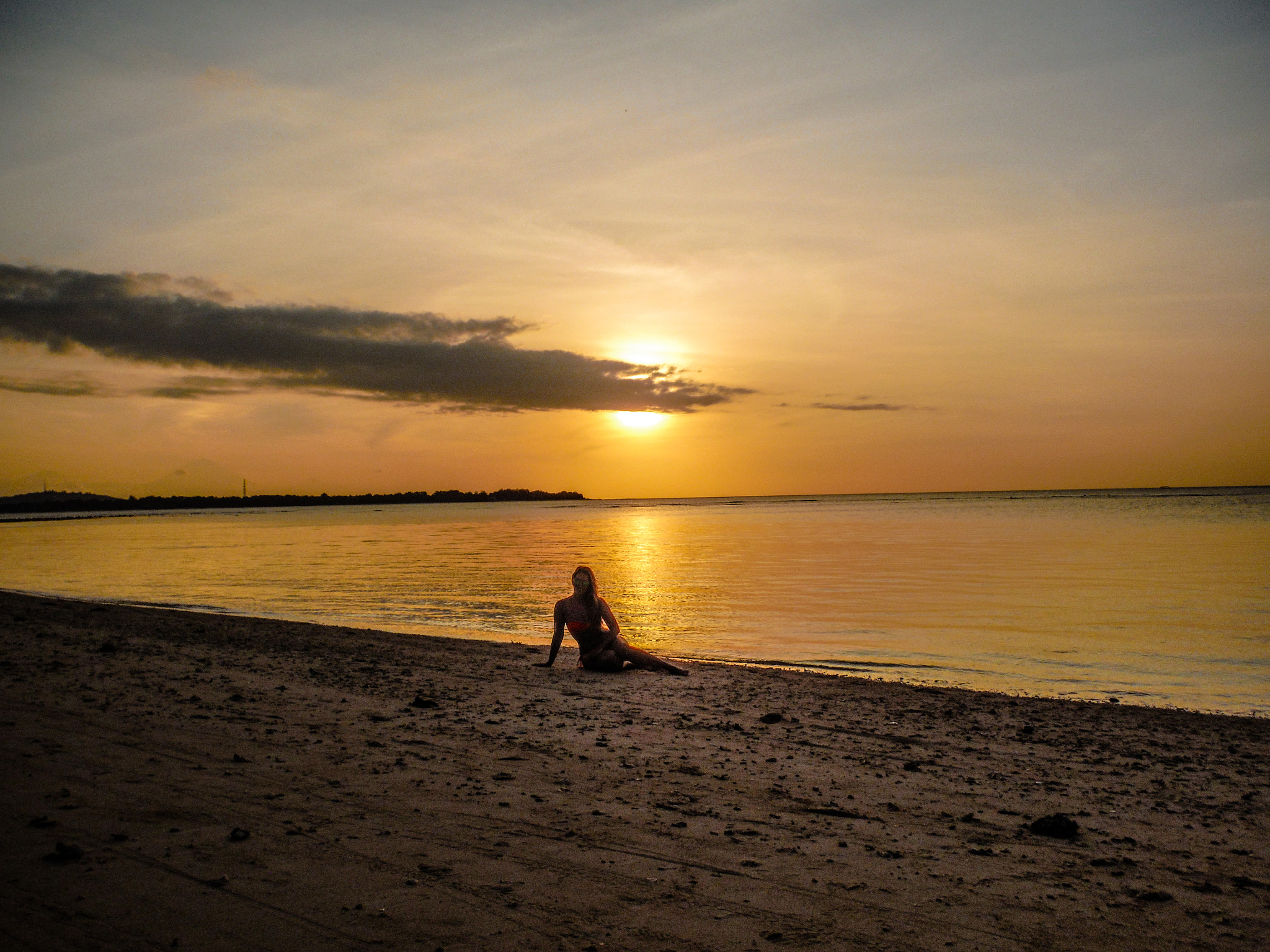 Fujifilm FinePix XP60 sample photo. Sunset gili air photography