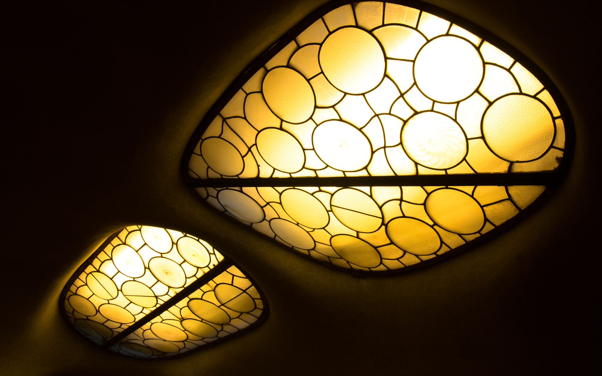 Pentax smc DA* 16-50mm F2.8 ED AL (IF) SDM sample photo. Casa batlló ceiling photography