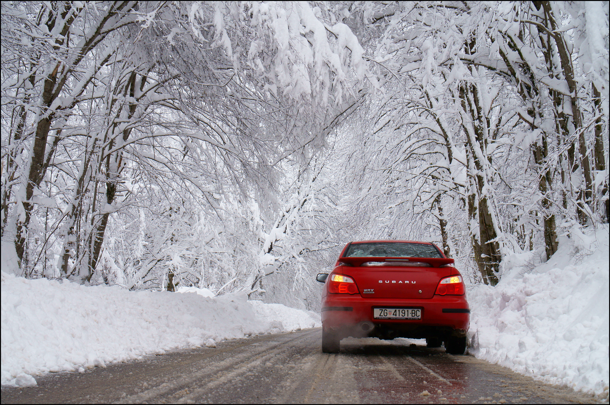 Sony Alpha NEX-3N + Sony E 35mm F1.8 OSS sample photo. Through snowy forest photography