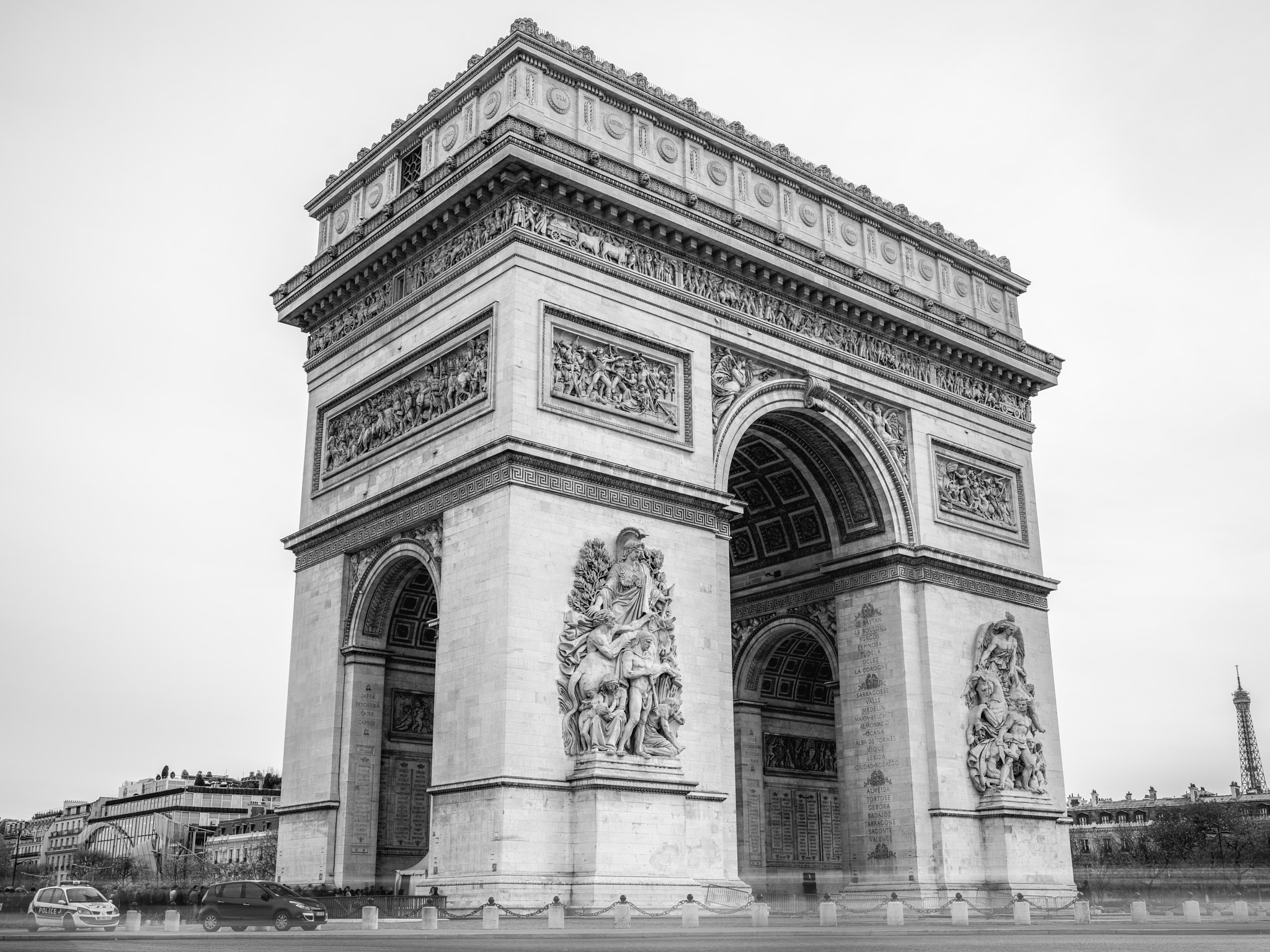 Hasselblad H4D + HC 50 II sample photo. Arc de triomphe, paris photography