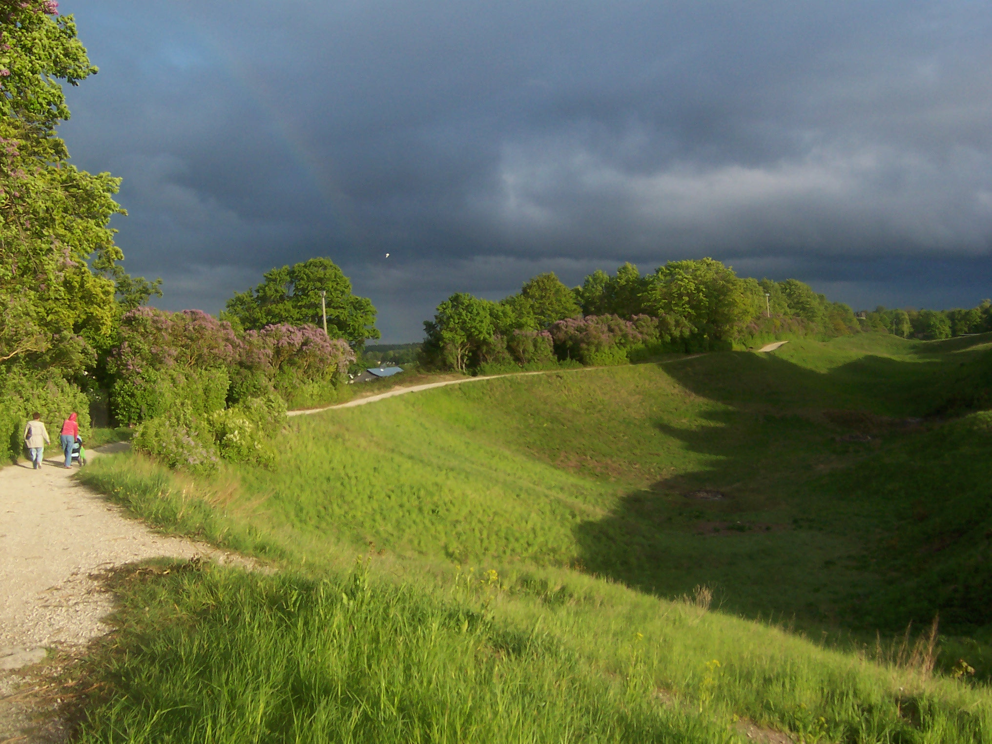 Kodak DX6340 ZOOM DIGITAL CAMERA sample photo. Estonia rakvere castle path photography