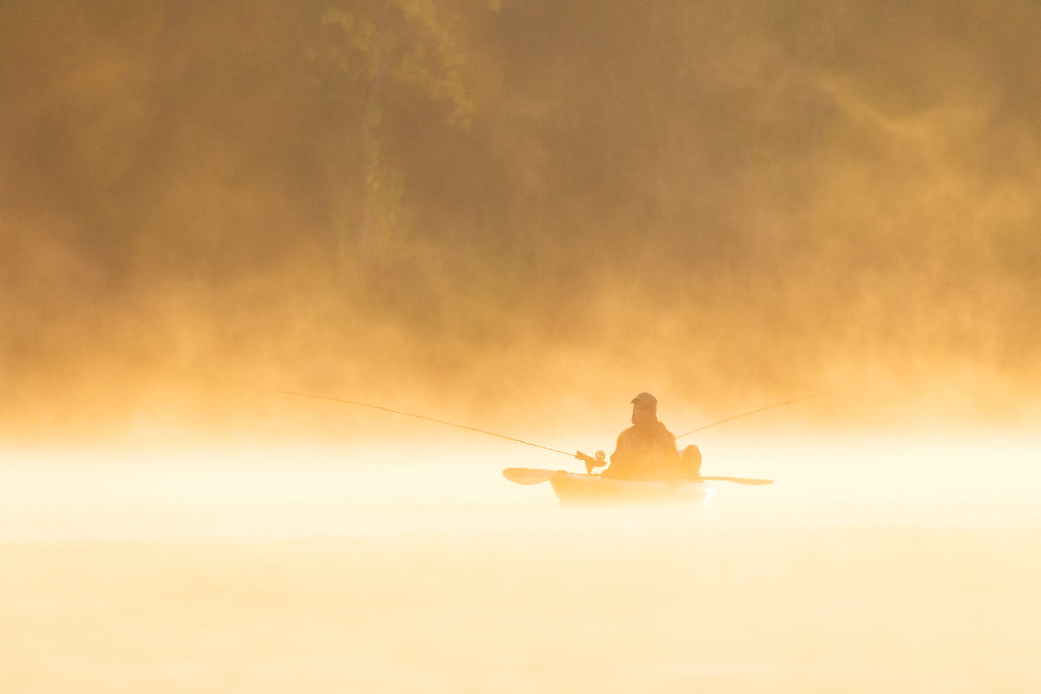 Canon EOS 7D Mark II + Canon EF 600mm F4L IS II USM sample photo. Sunrise angler photography