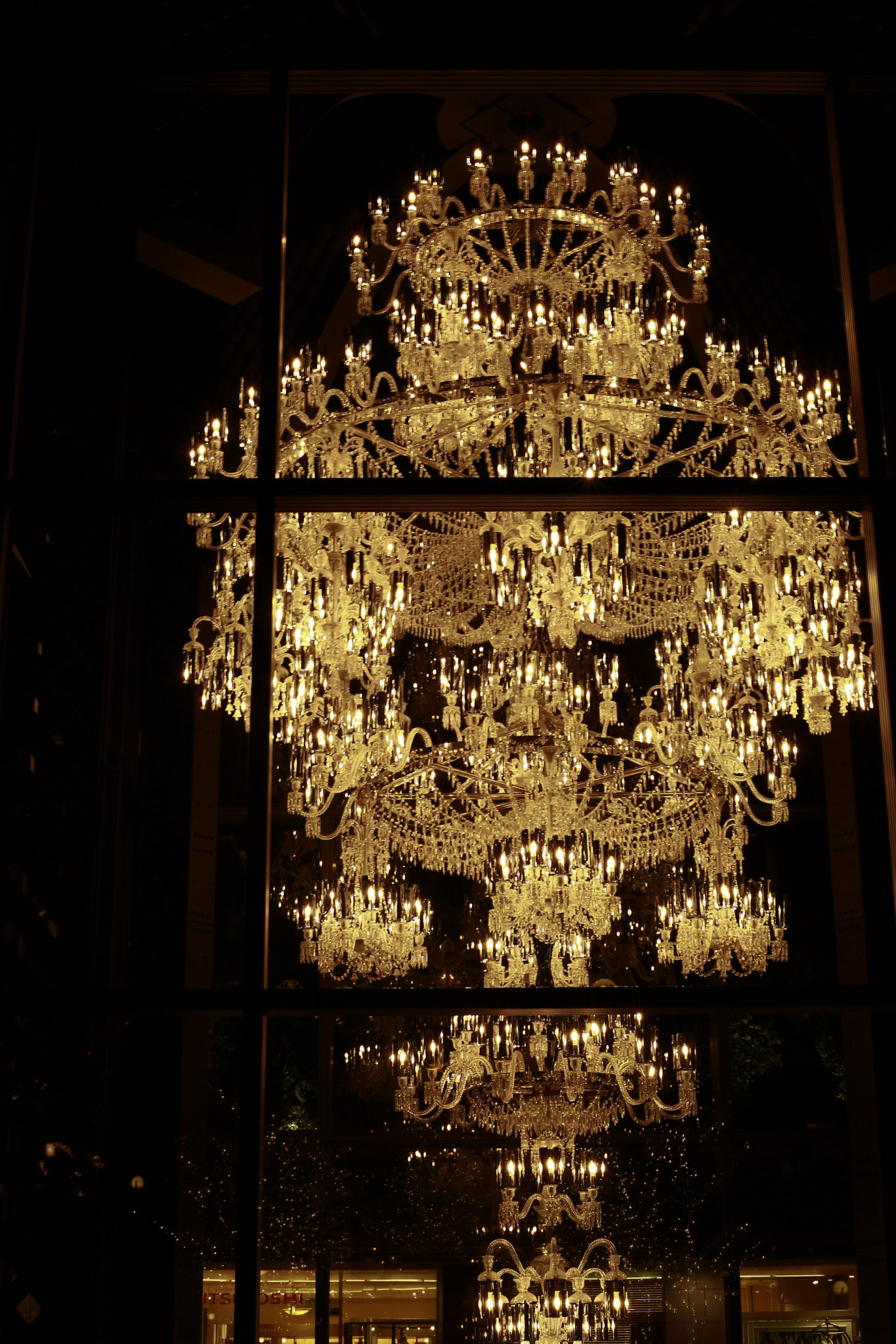 Baccarat chandeliers