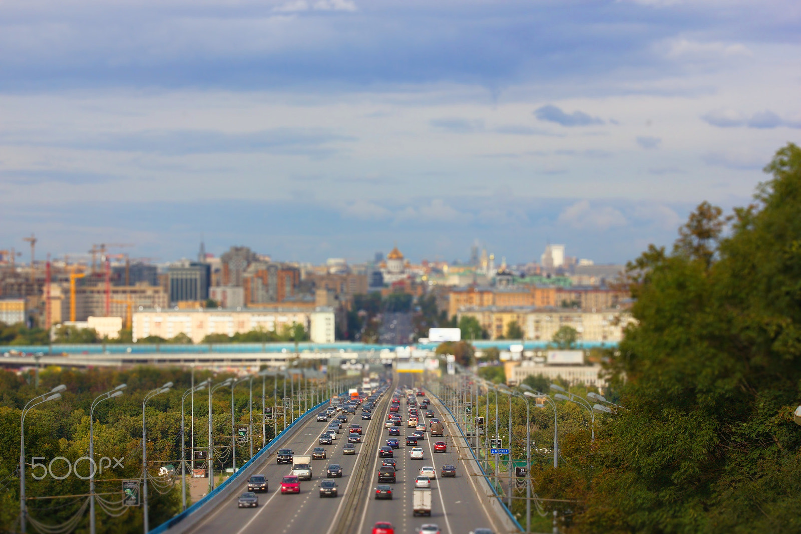 75.00 - 300.00 mm sample photo. Highway photography