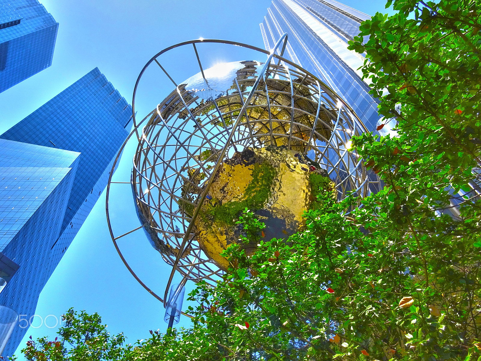 Sony 25-500mm F3.5-6.5 sample photo. Columbus circle in manhattan photography