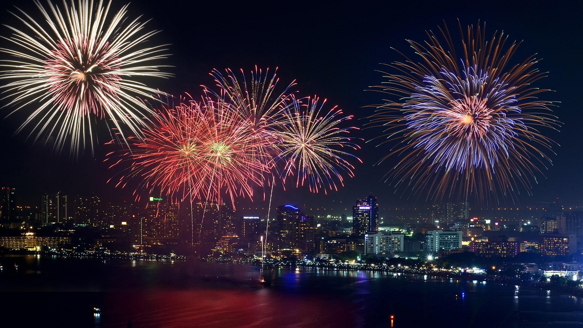 Nikon Df sample photo. Pattaya firework photography