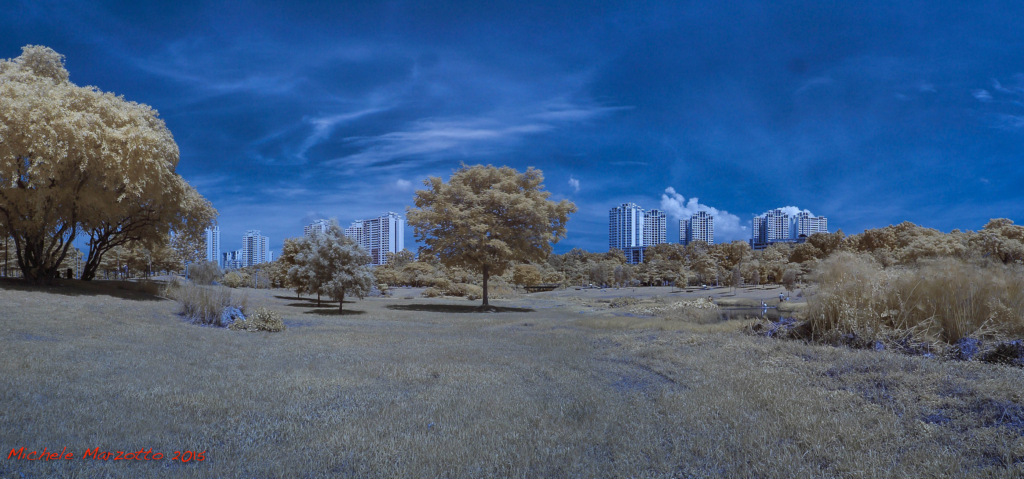 Canon EOS M + Canon EF-S 10-18mm F4.5–5.6 IS STM sample photo. Amk panorama infrared photography