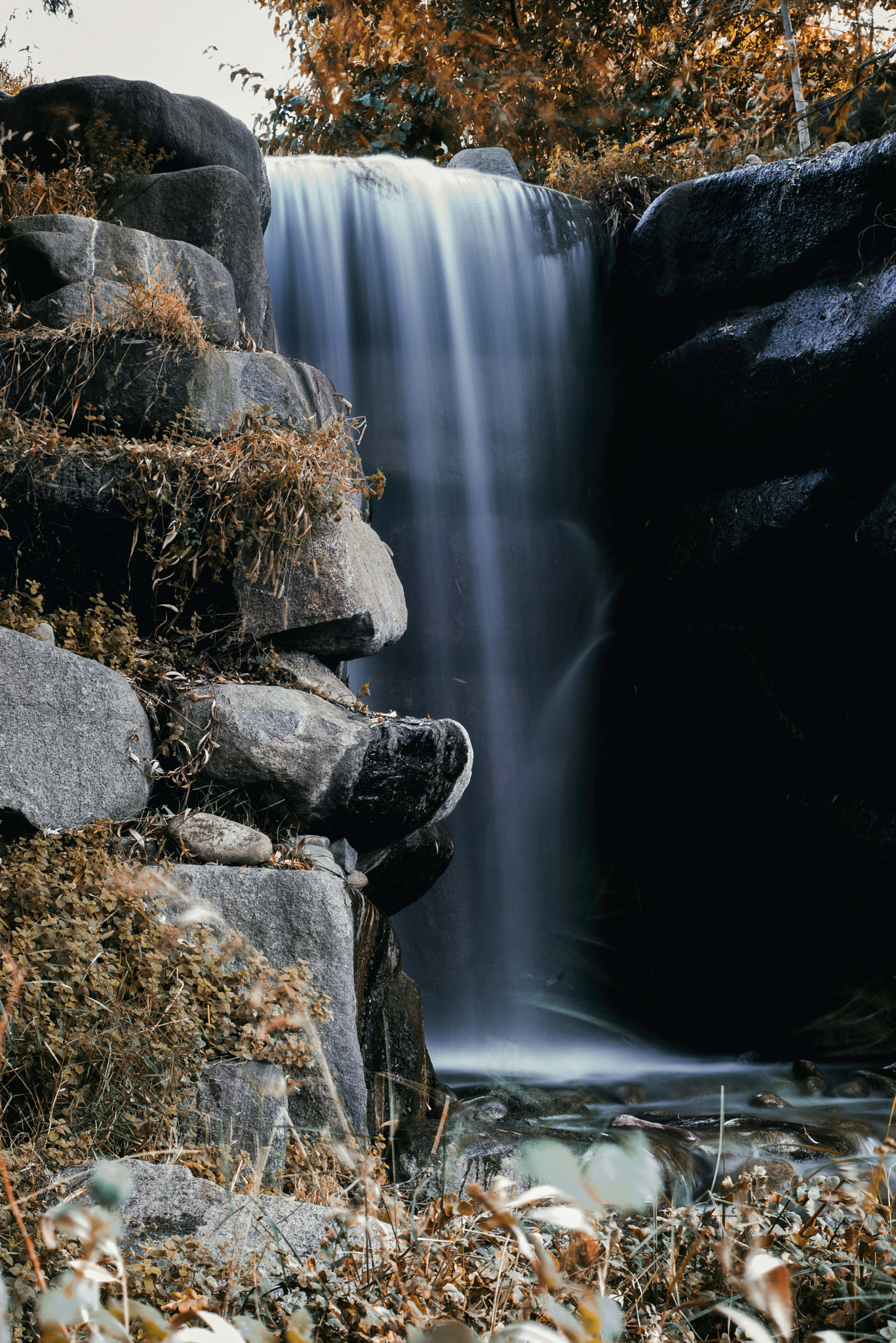 Nikon D810 + AF Nikkor 50mm f/1.8 sample photo. Waterfall photography