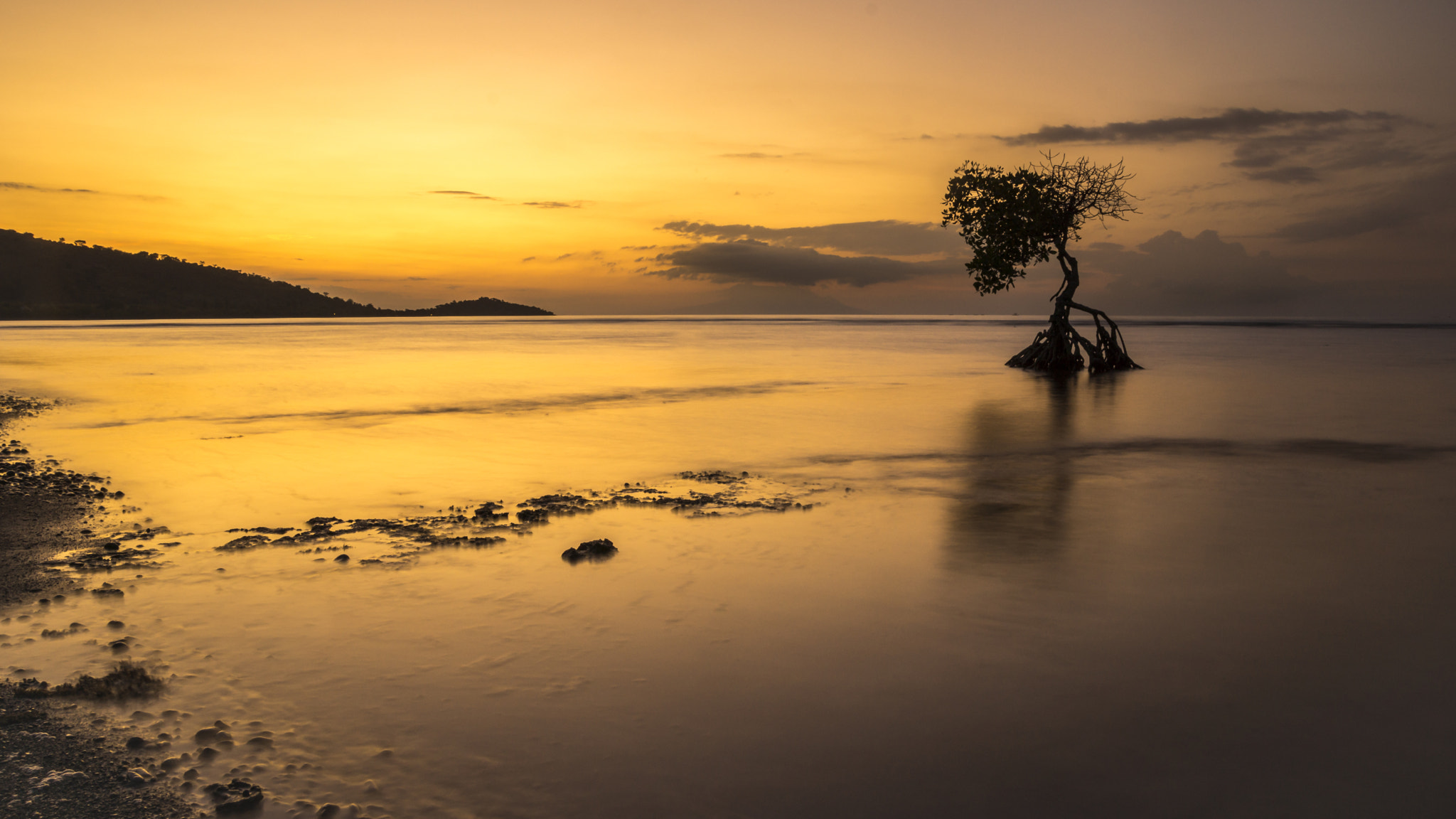 Sony SLT-A65 (SLT-A65V) sample photo. Bali sundown photography