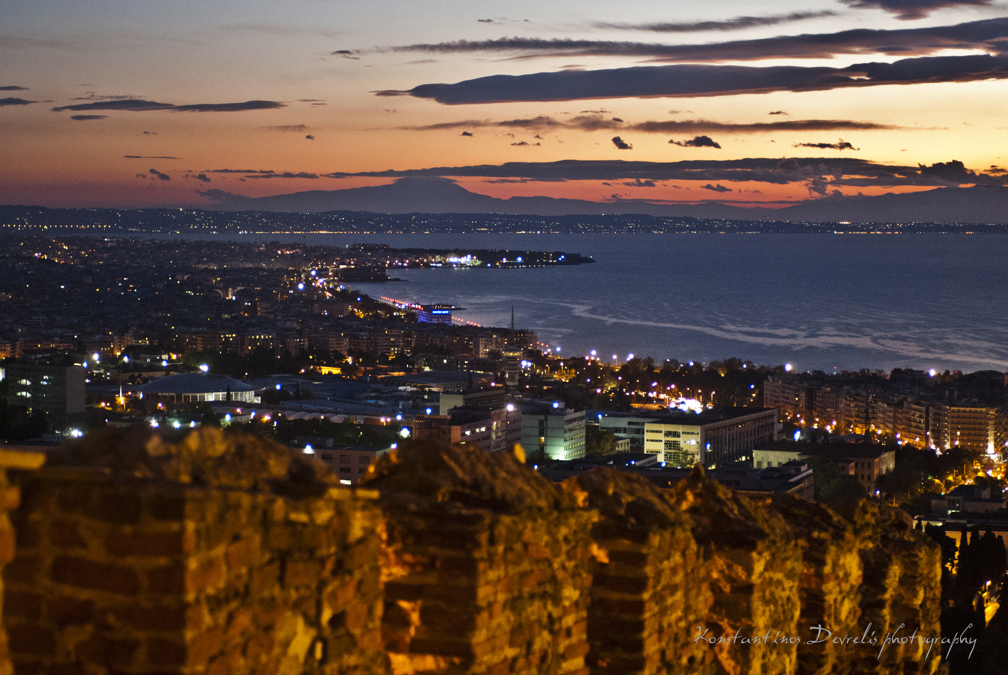 Nikon D200 + Nikon AF-S Nikkor 28-70mm F2.8 ED-IF sample photo. Thessaloniki sunset ... photography