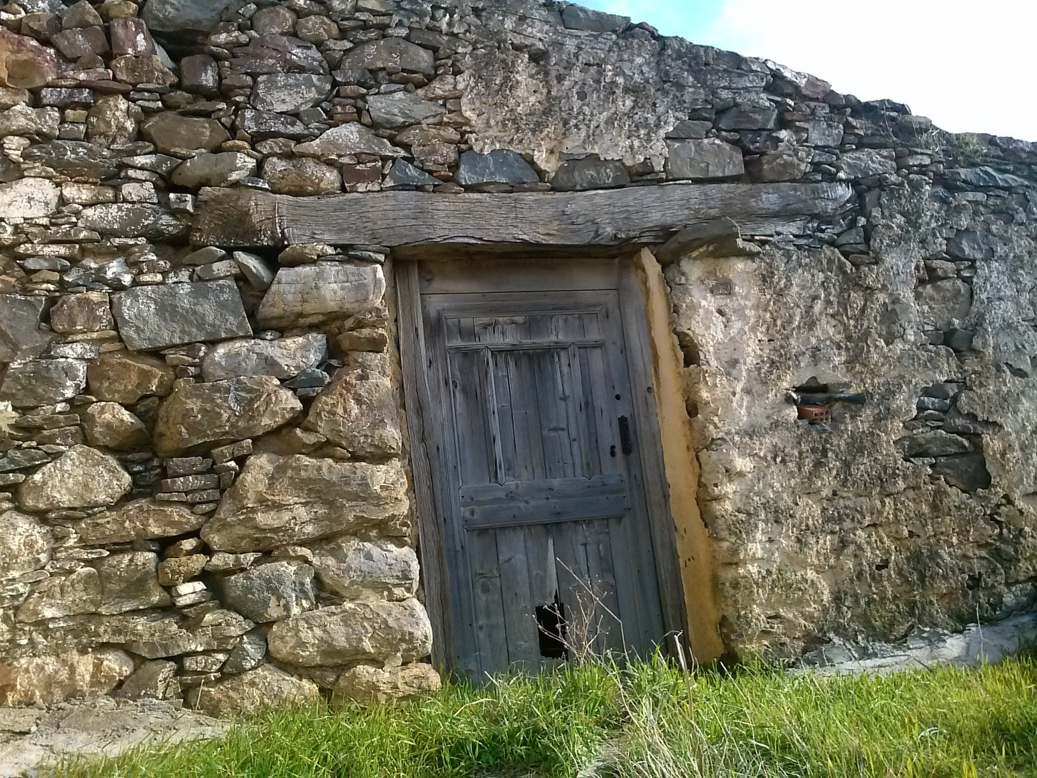 LG Optimus F5 sample photo. Old door photography