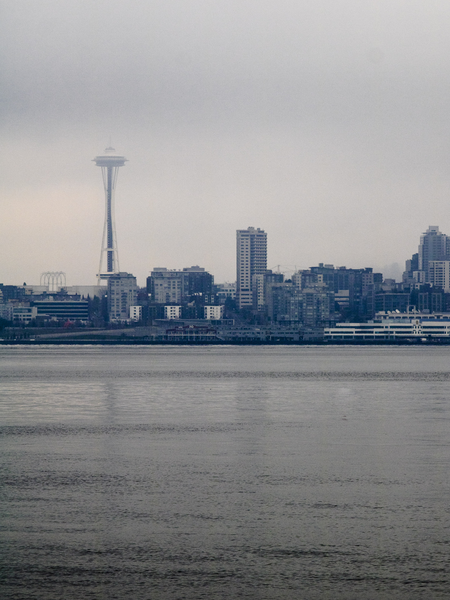 Canon EOS 750D (EOS Rebel T6i / EOS Kiss X8i) sample photo. Space needle on a foggy morning photography