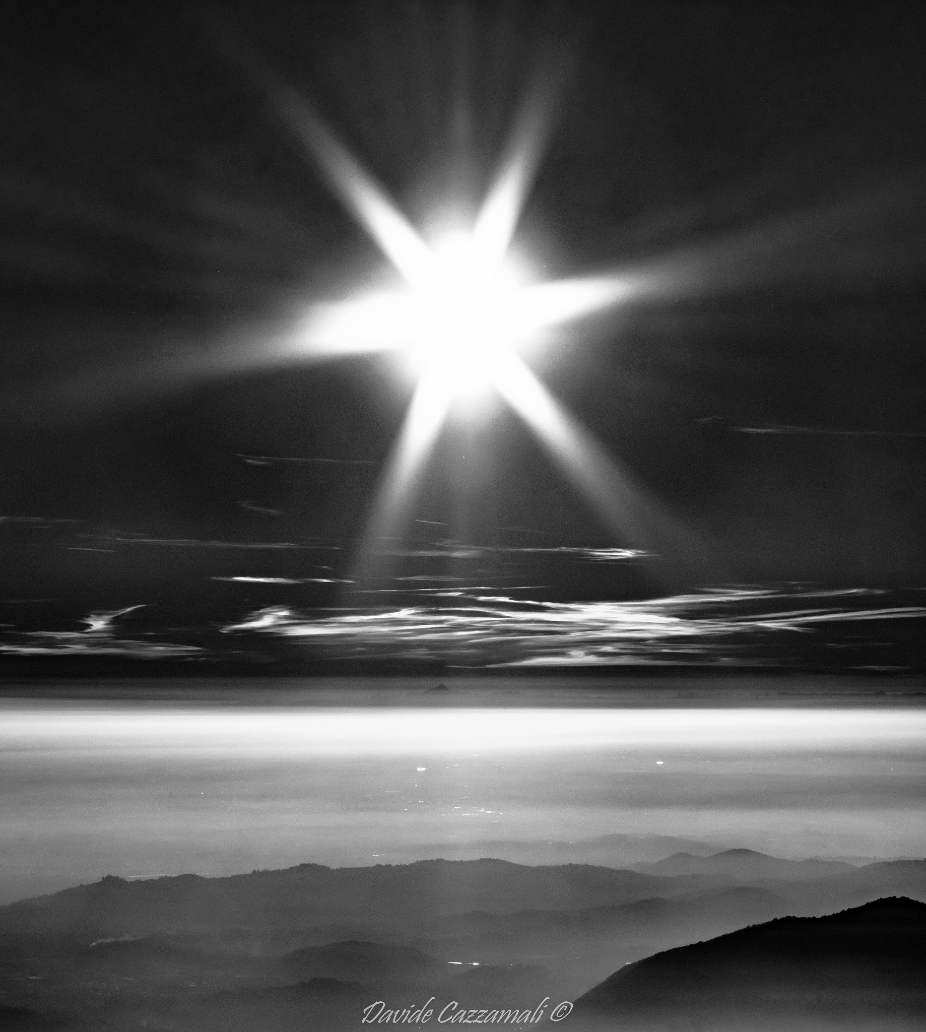 smc PENTAX-F 50mm F1.7 sample photo. Sun above monviso photography