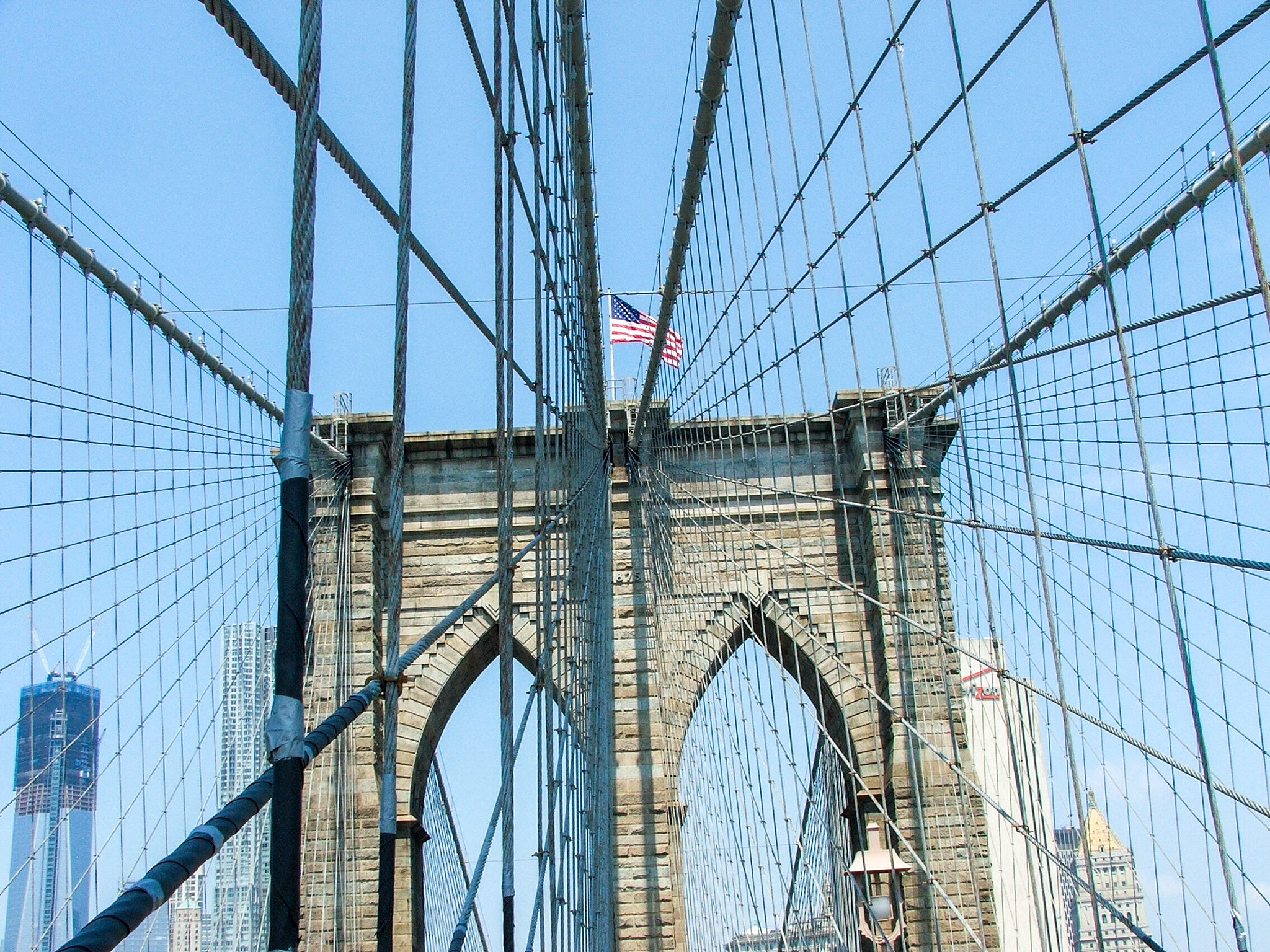 Fujifilm FinePix S5100 sample photo. The brooklyn bridge in new york city photography