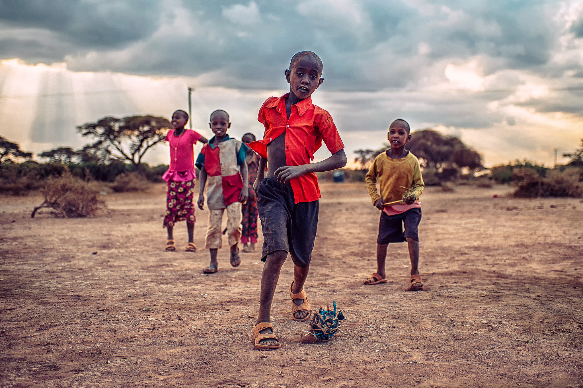 Nikon AF-S Nikkor 28-70mm F2.8 ED-IF sample photo. Maasai children photography