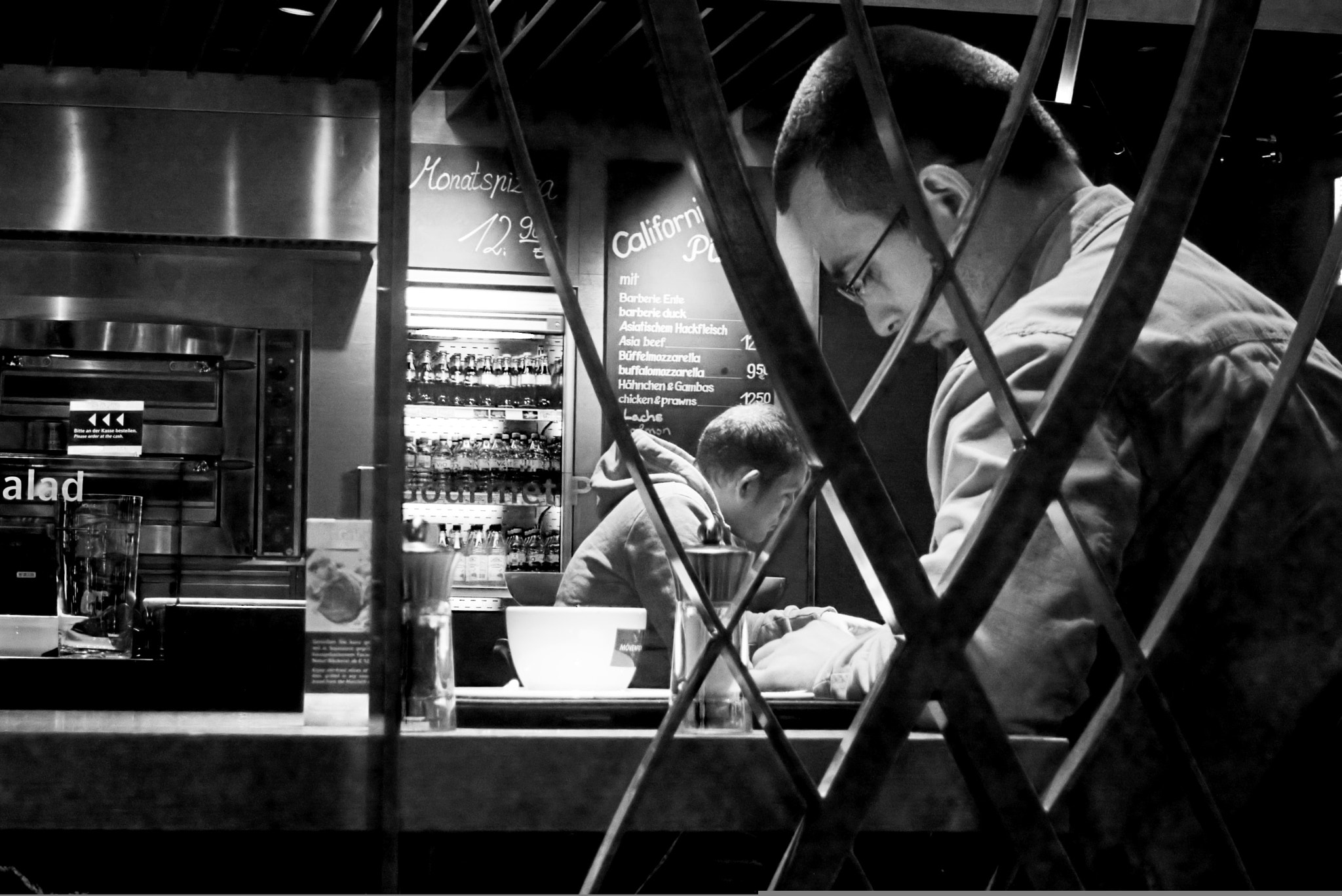 Ricoh Caplio GX100 sample photo. Dusseldorf airport photography