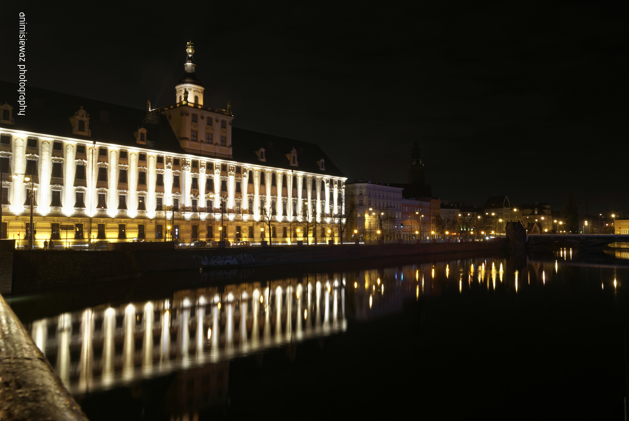Sony Alpha DSLR-A300 + Sigma 18-200mm F3.5-6.3 DC sample photo. Wroclaw by night[4] photography